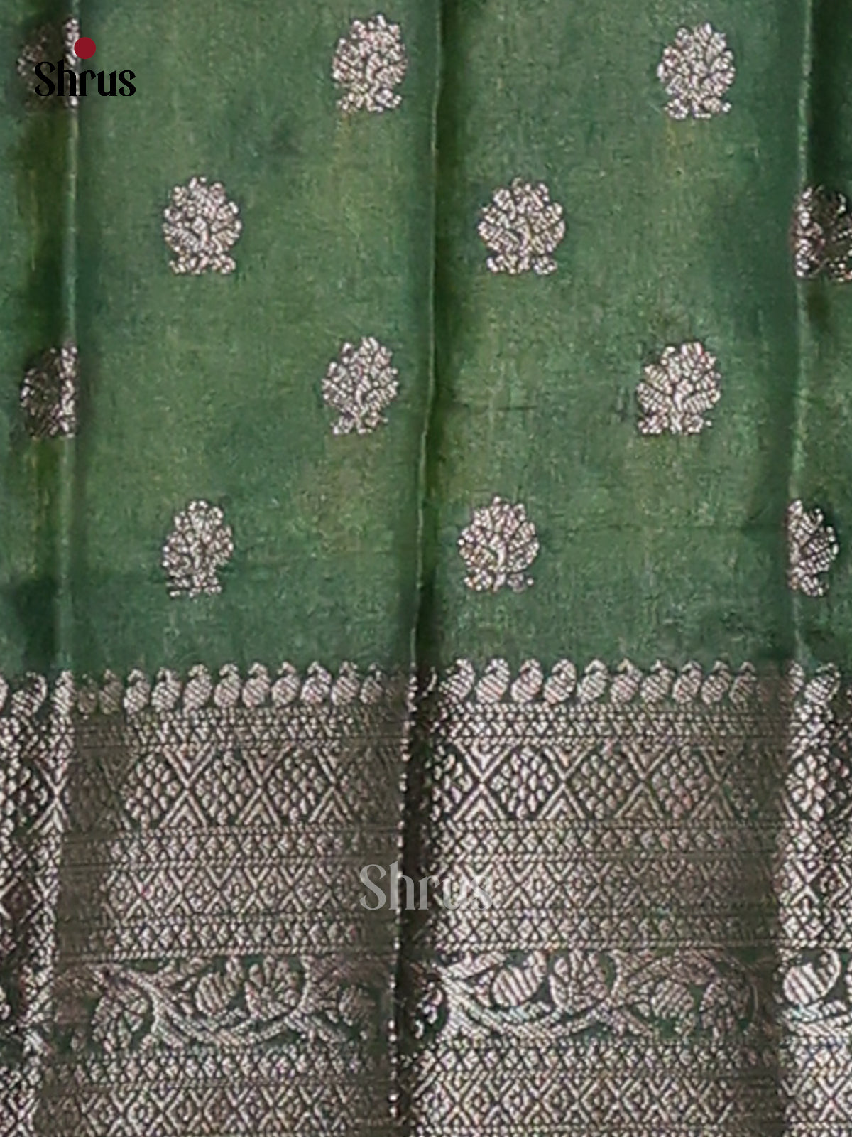 Yellow & Green - NorthSilk Cotton Saree - Shop on Shrus.com