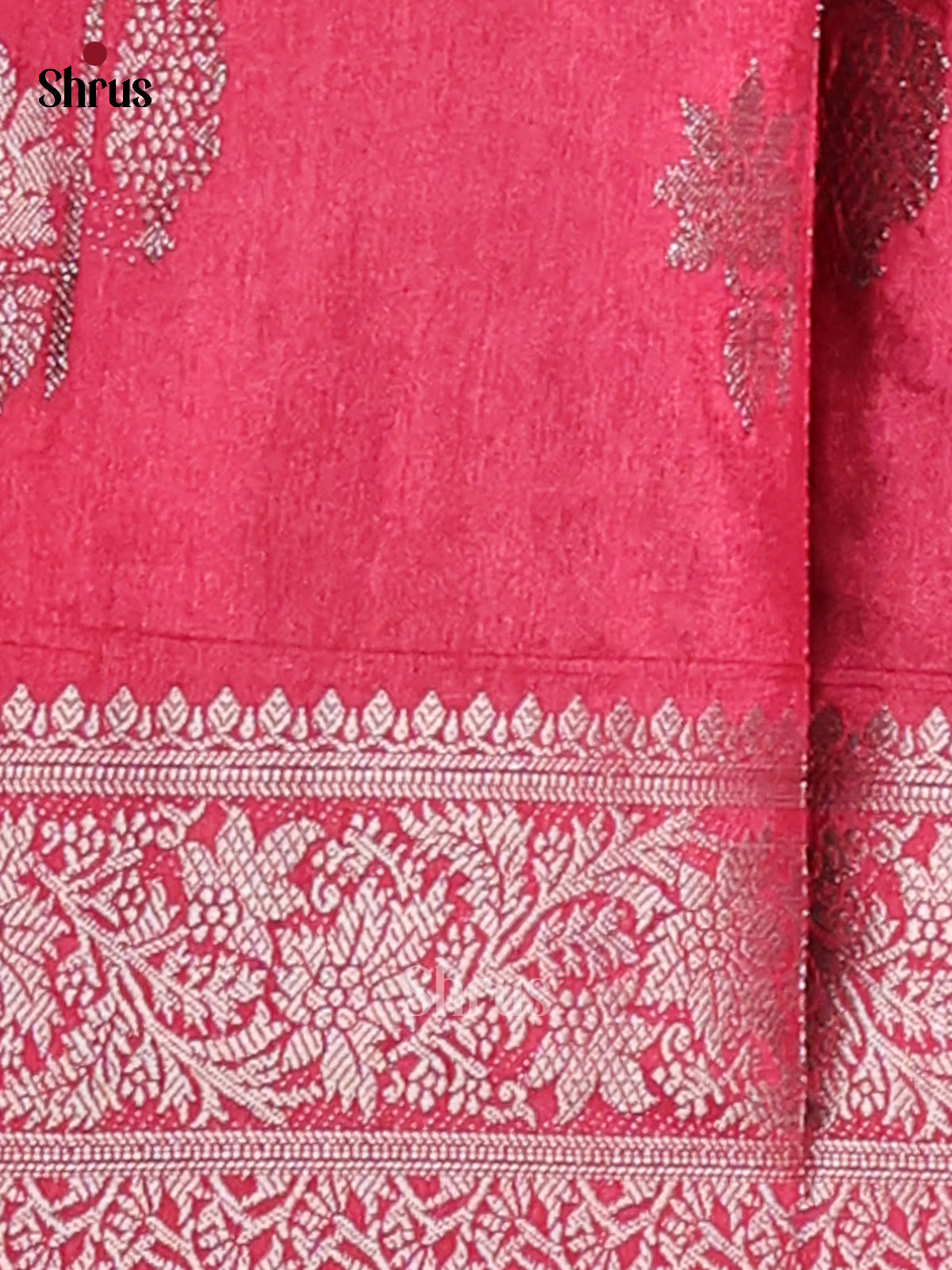 Green & Maroon - NorthSilk Cotton Saree - Shop on Shrus.com