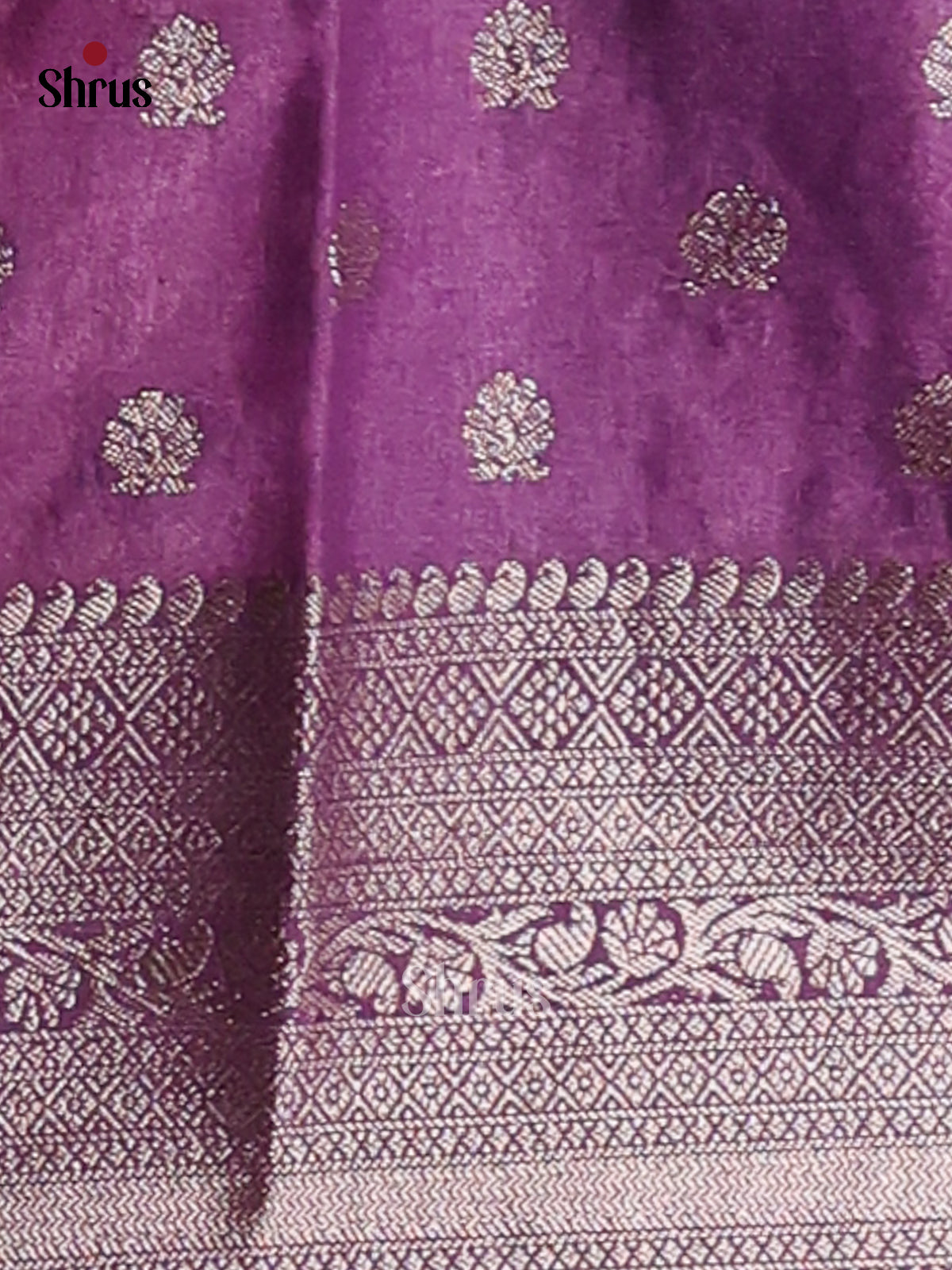 Blue & Purple - NorthSilk Cotton Saree
