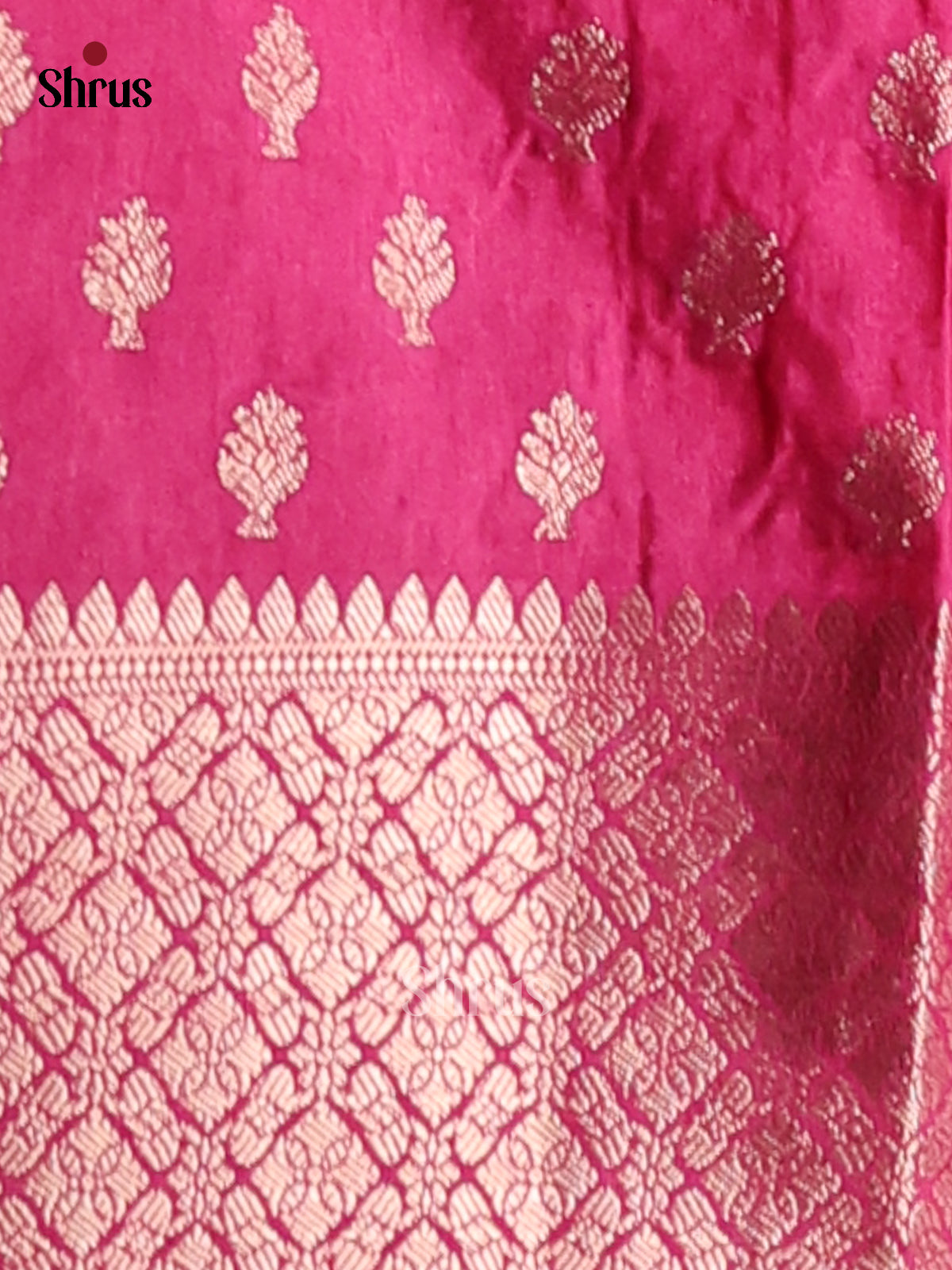 Pink & Purple - NorthSilk Cotton Saree - Shop on Shrus.com