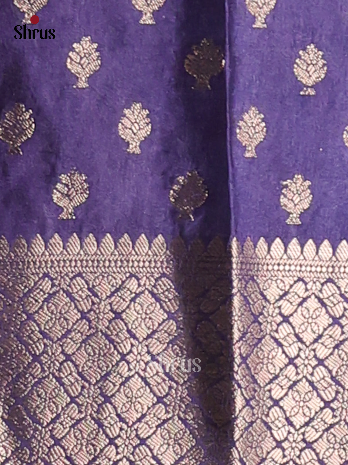Teal & Blue NorthSilk Cotton Saree -1
