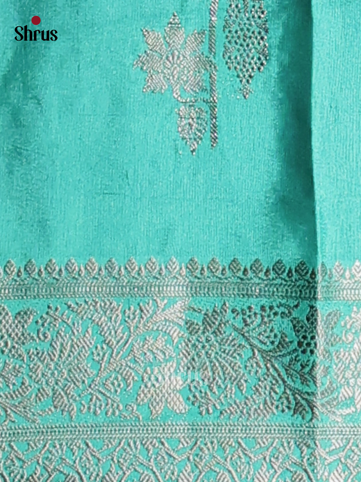 Blue & Teal - NorthSilk Cotton Saree