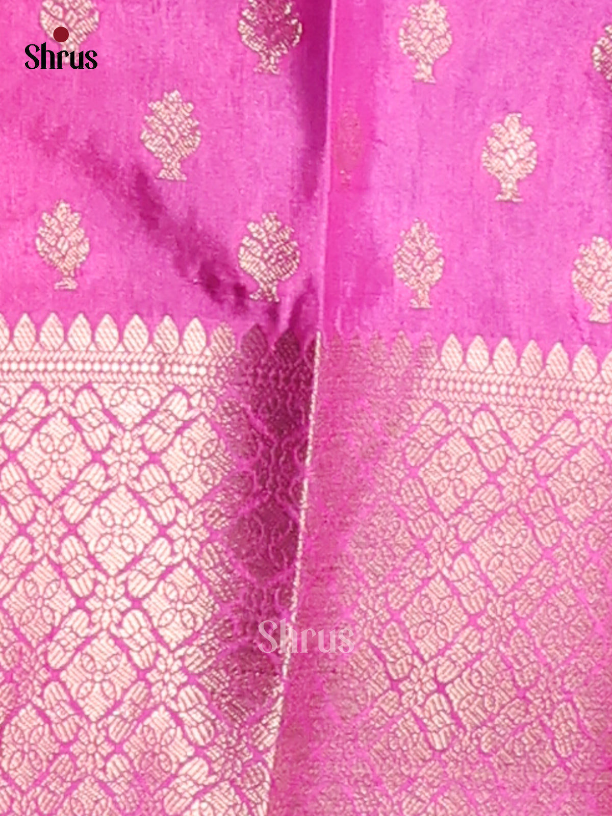 Teal & Pink - NorthSilk Cotton Saree - Shop on Shrus.com