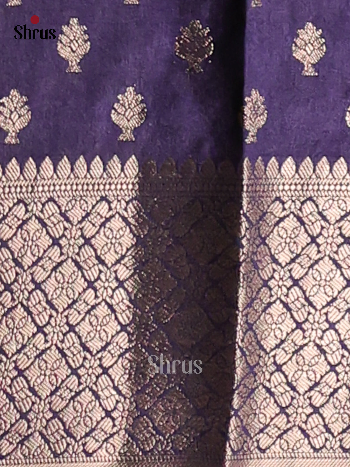 Lavender & Violet - NorthSilk Cotton Saree - Shop on Shrus.com