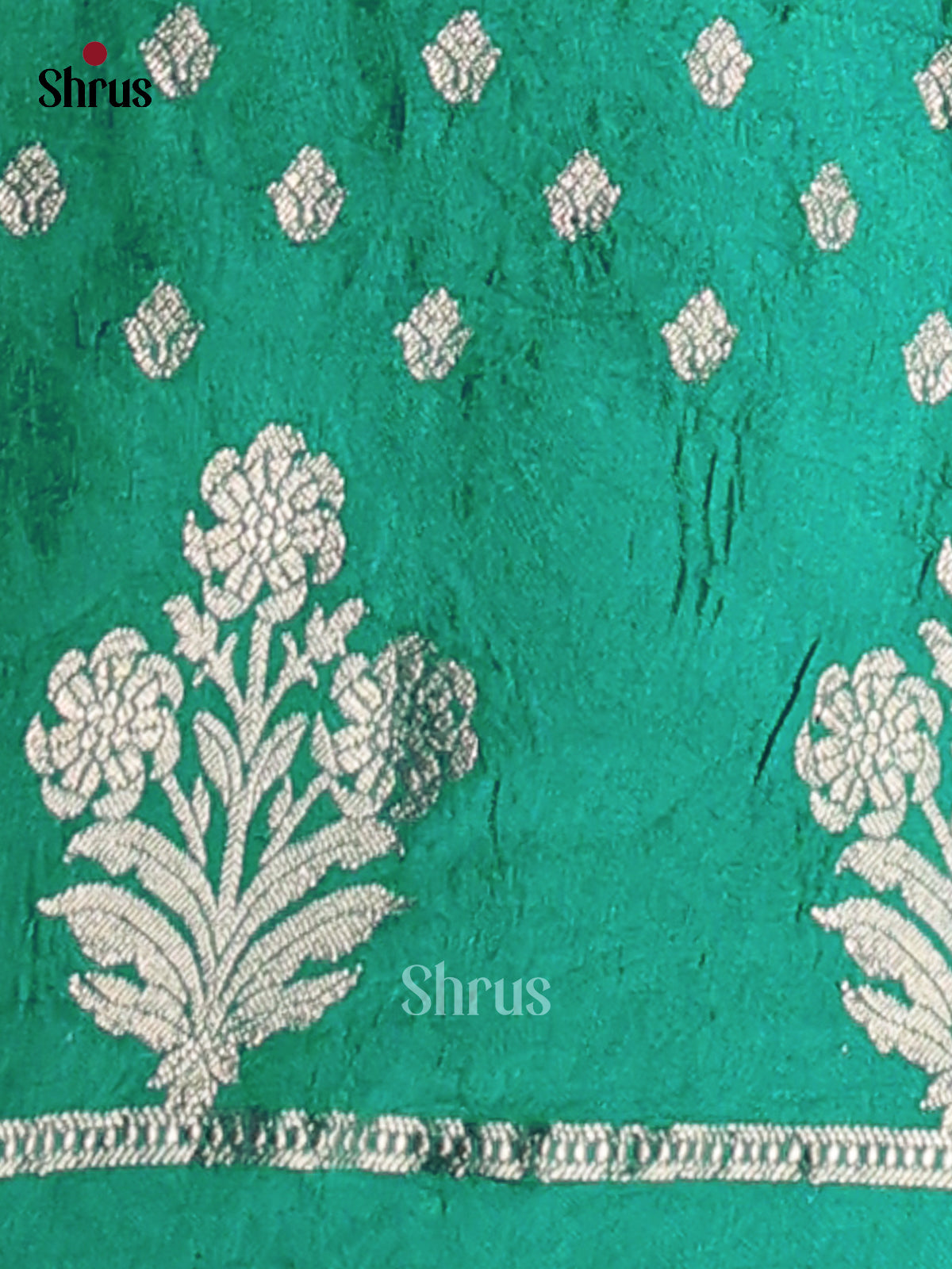 Green - NorthSilk Cotton Saree - Shop on Shrus.com
