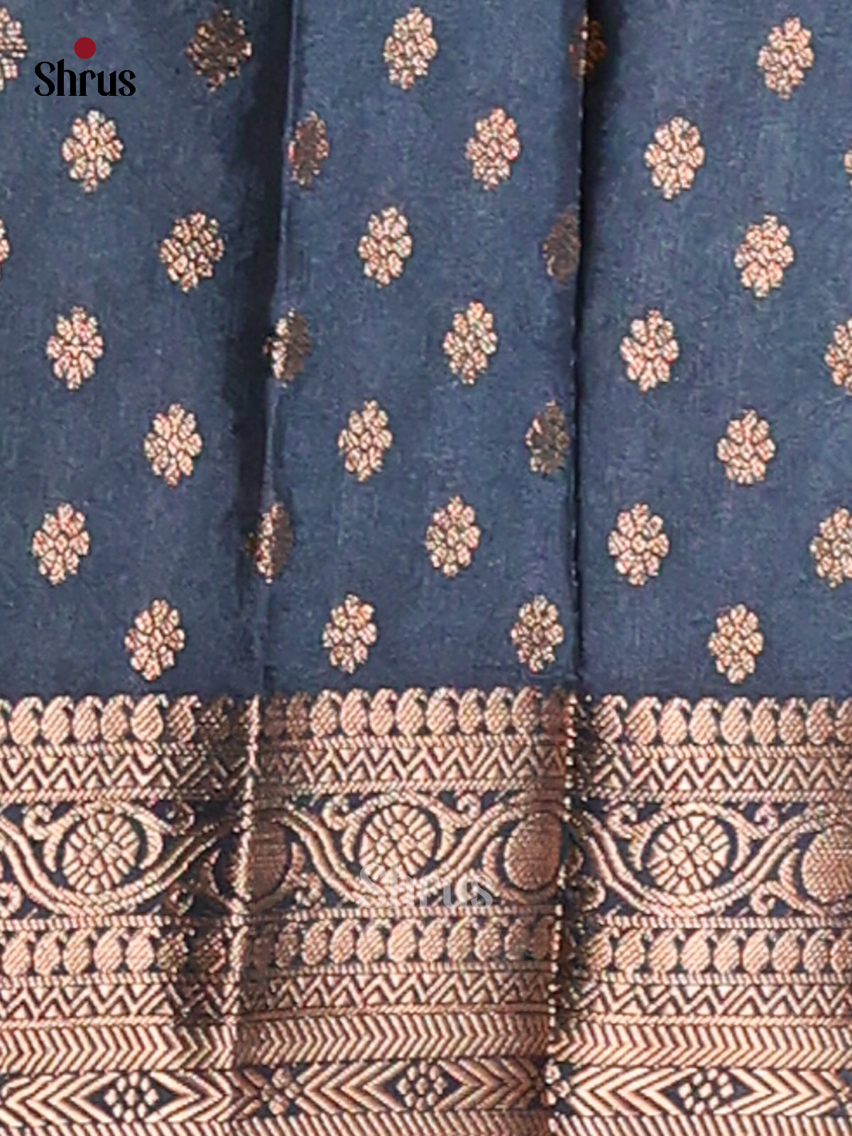 Purple & Blue- NorthSilk Cotton Saree - Shop on Shrus.com