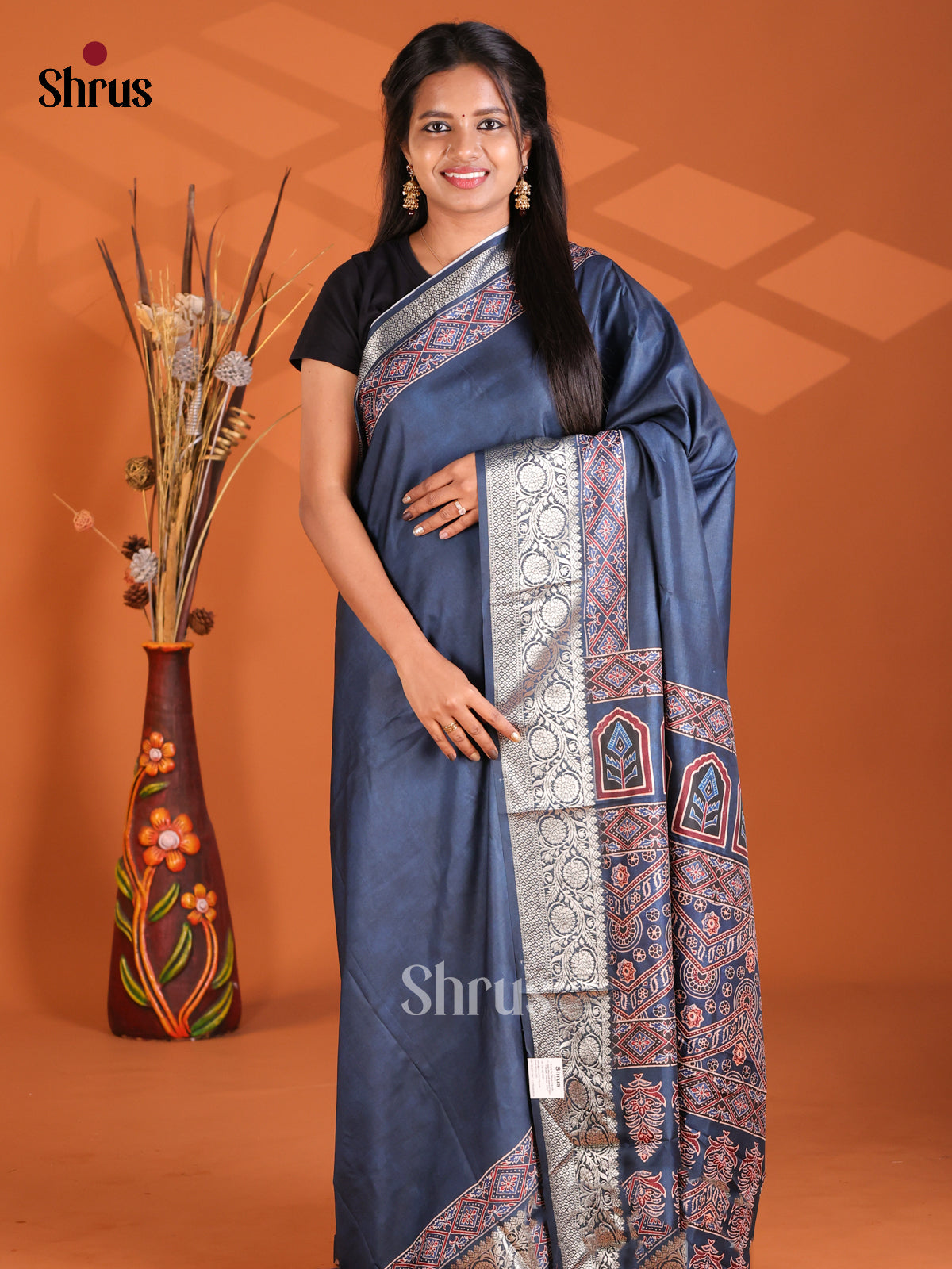 Blue - Semi Modal Saree