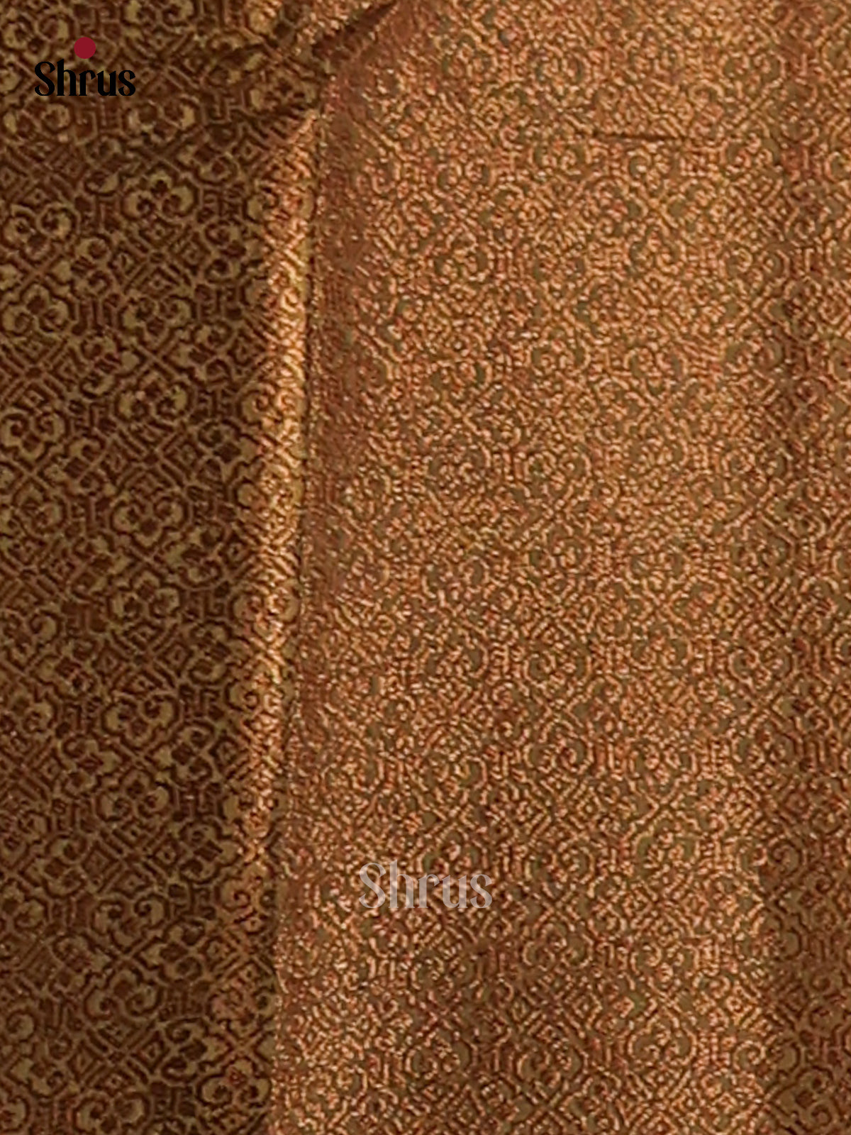 Mehandi Green & Orange - Semi Linen printed Saree