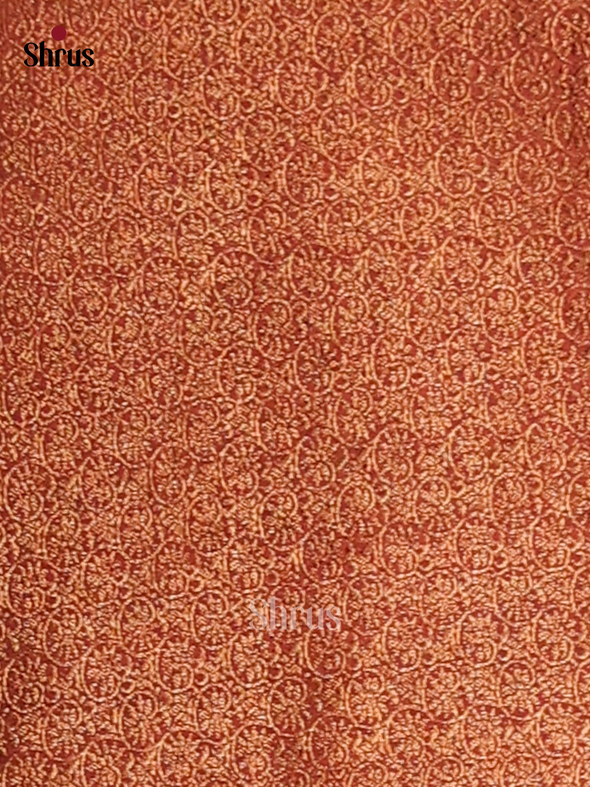 Cream & Brown -Semi Linen printed Saree