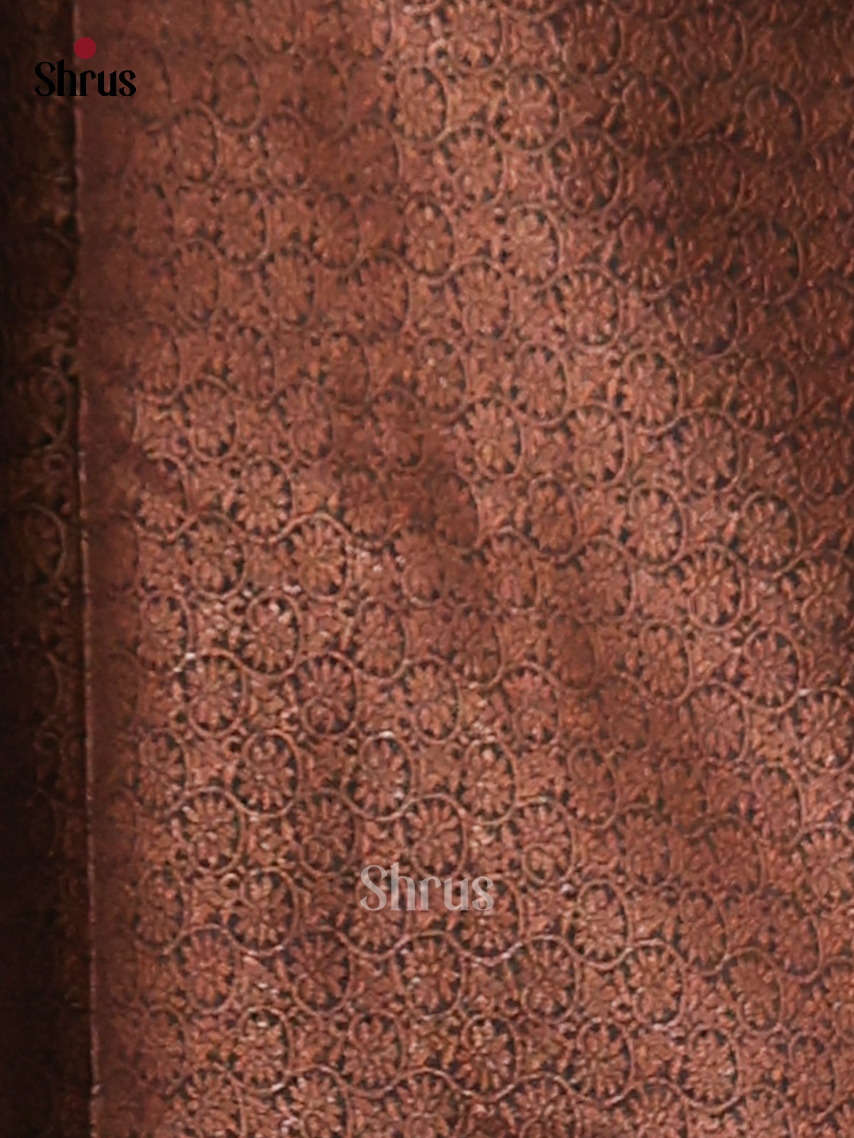 Black - Semi Linen printed Saree