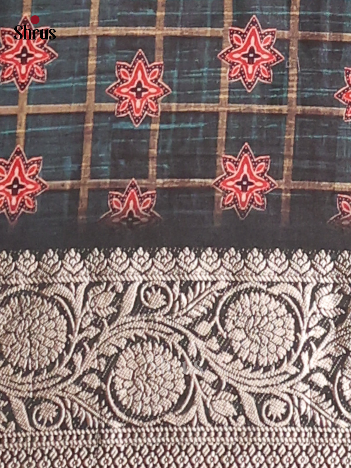 Black & Red - Semi Modal Saree