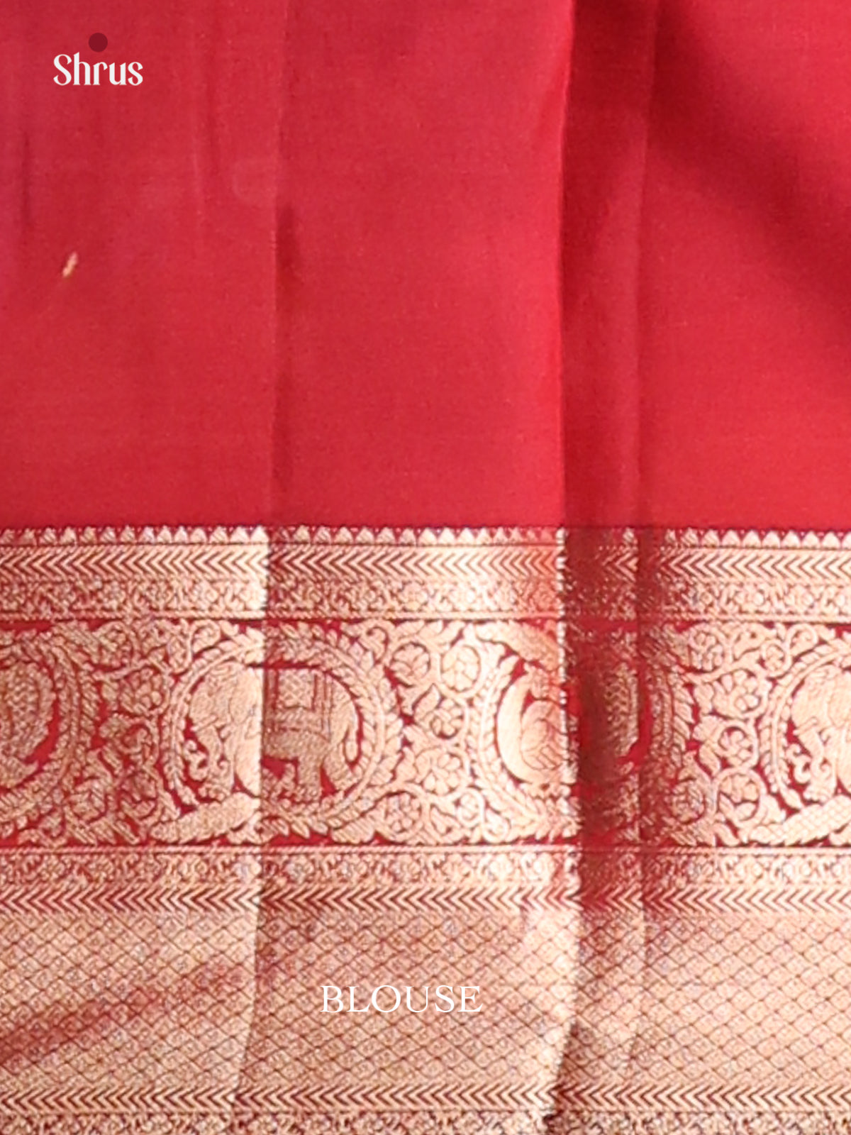 Classy Maroon monochrome Kanchipuram silk Saree with floral brocade-2