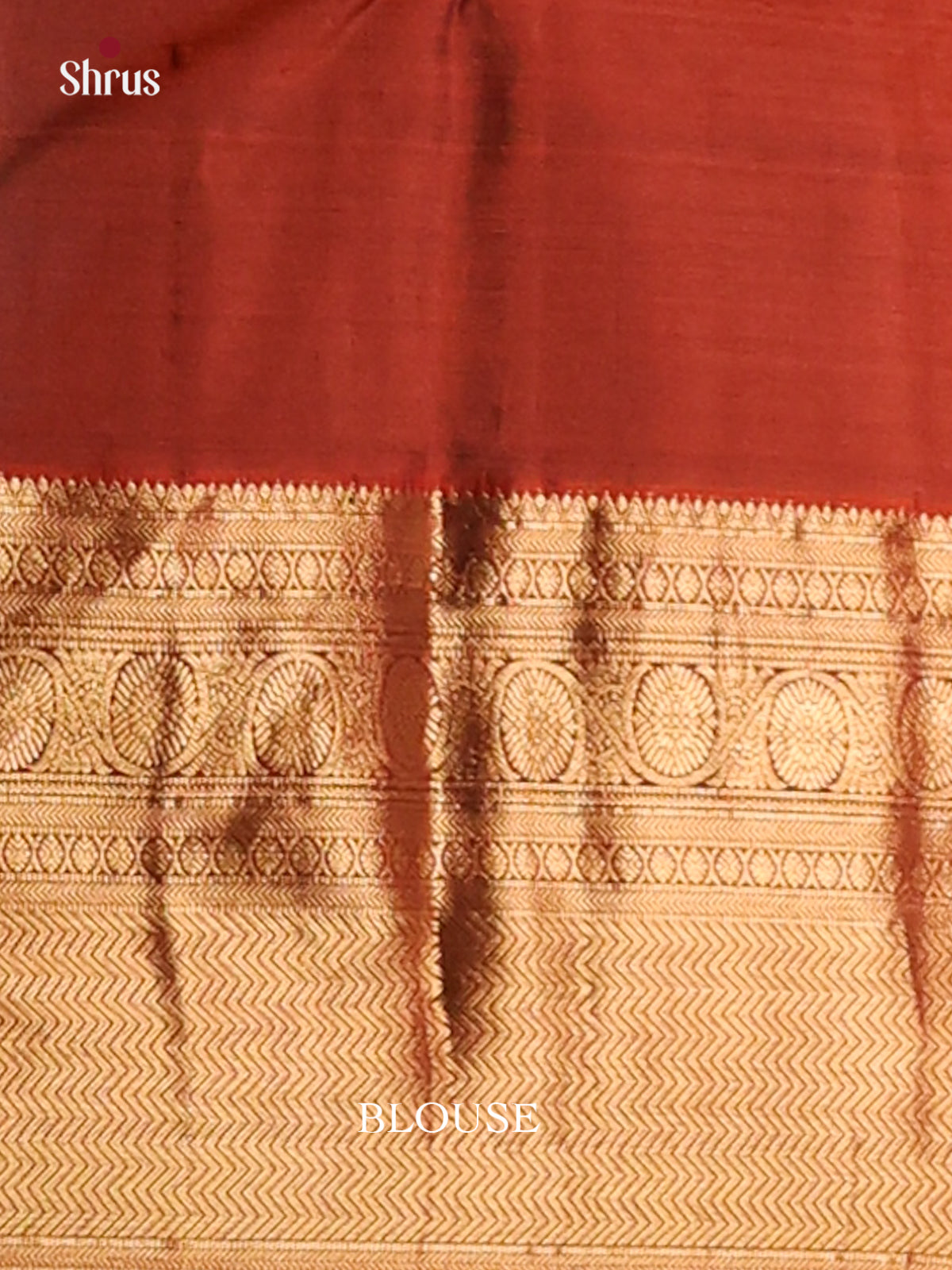 Radiant Purple Kanchipuram silk Saree with brown rich traditional border - Shop on Shrus.com