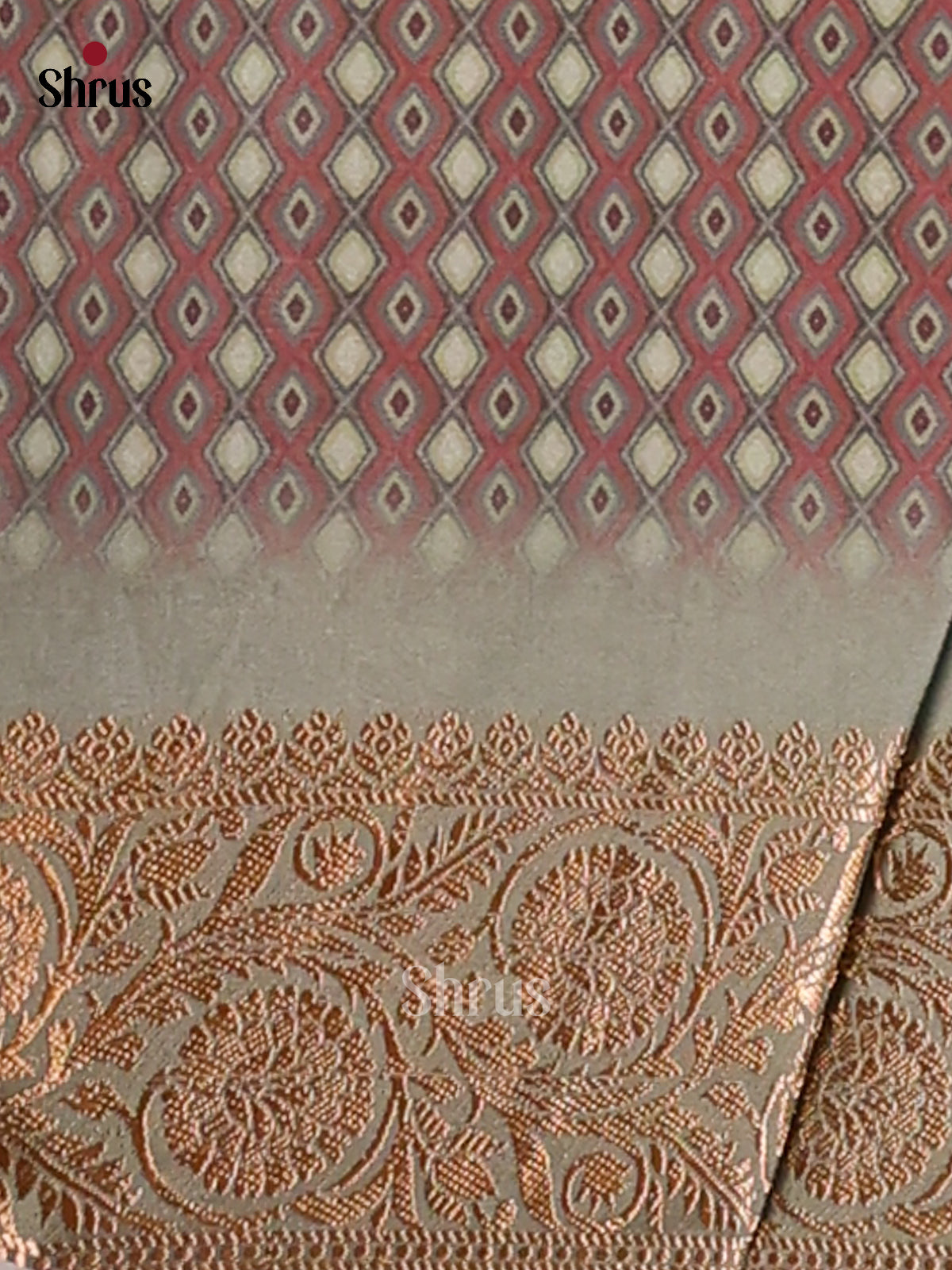 Grey - Semi Modal Saree