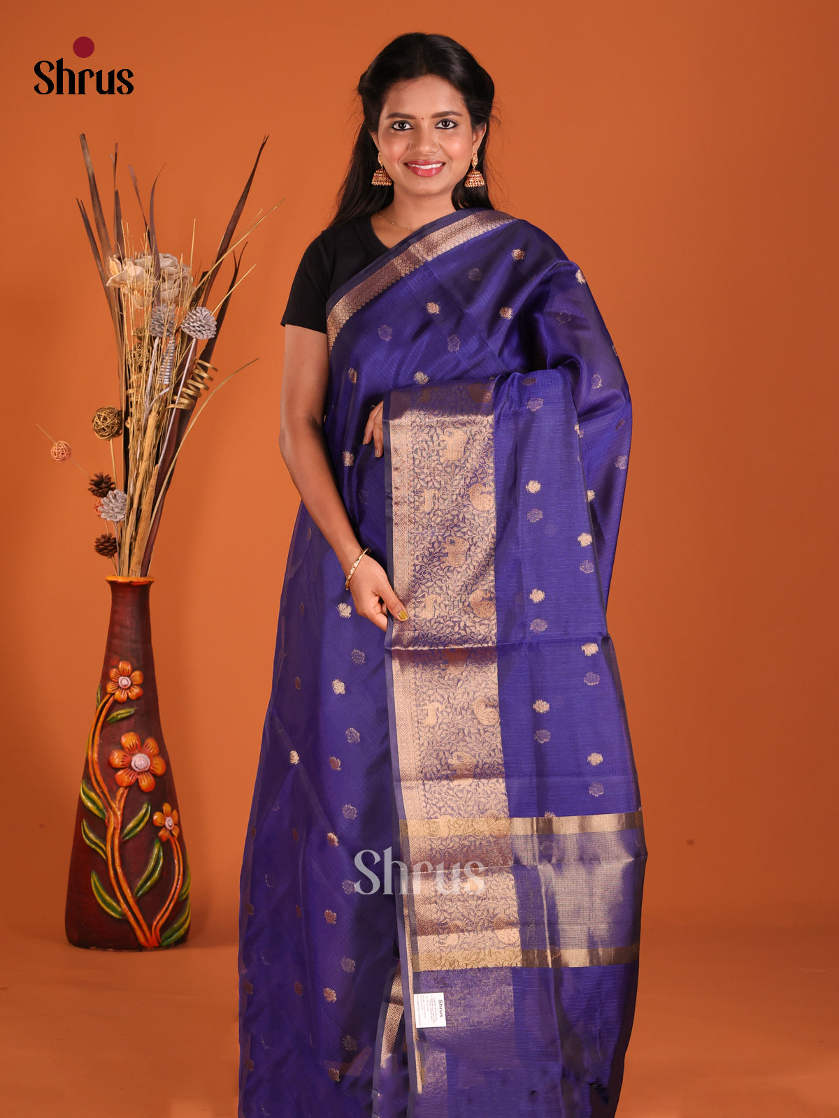 Blue- Semi Kota Saree