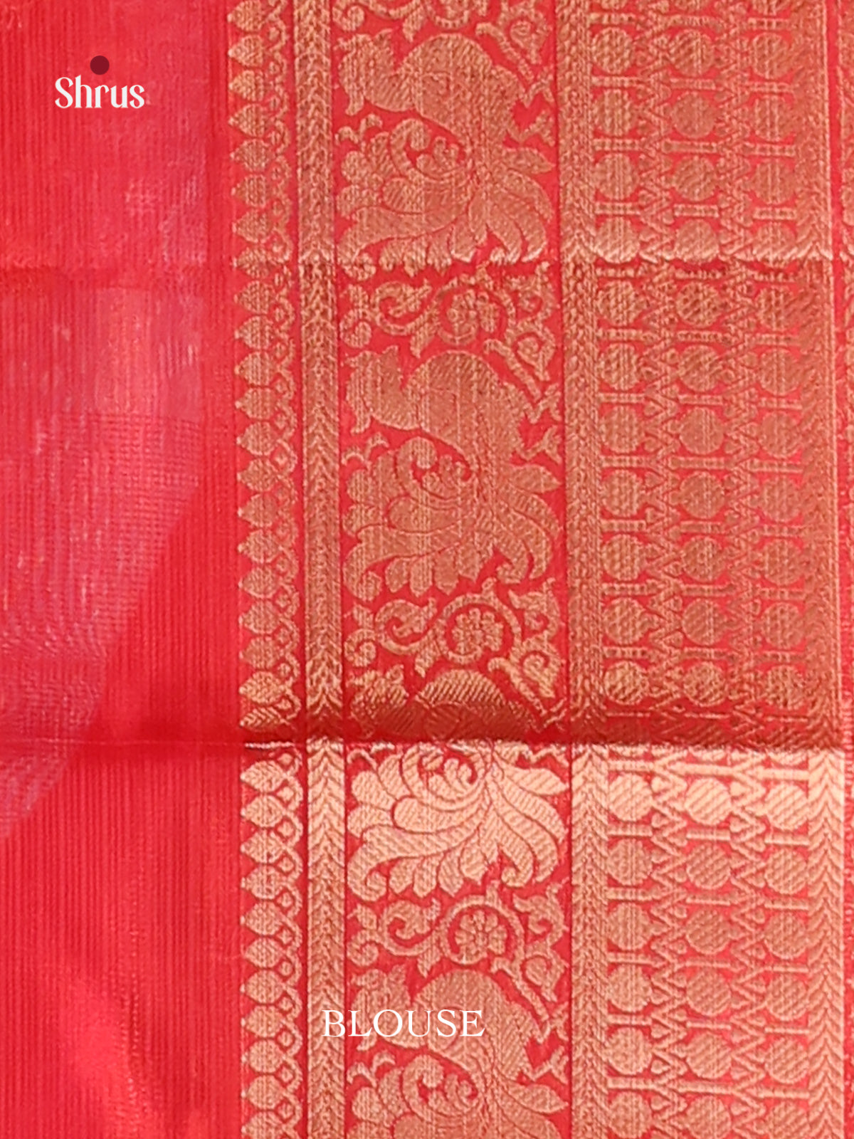 Red- Semi Kota Saree