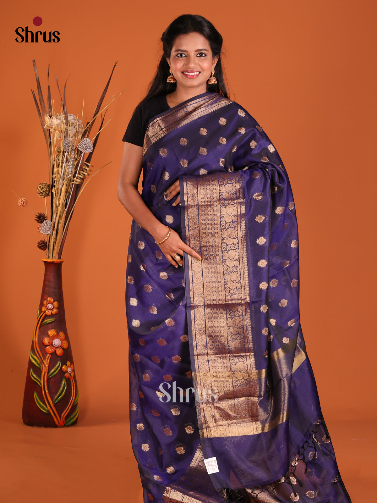 Blue - Semi Kota Saree