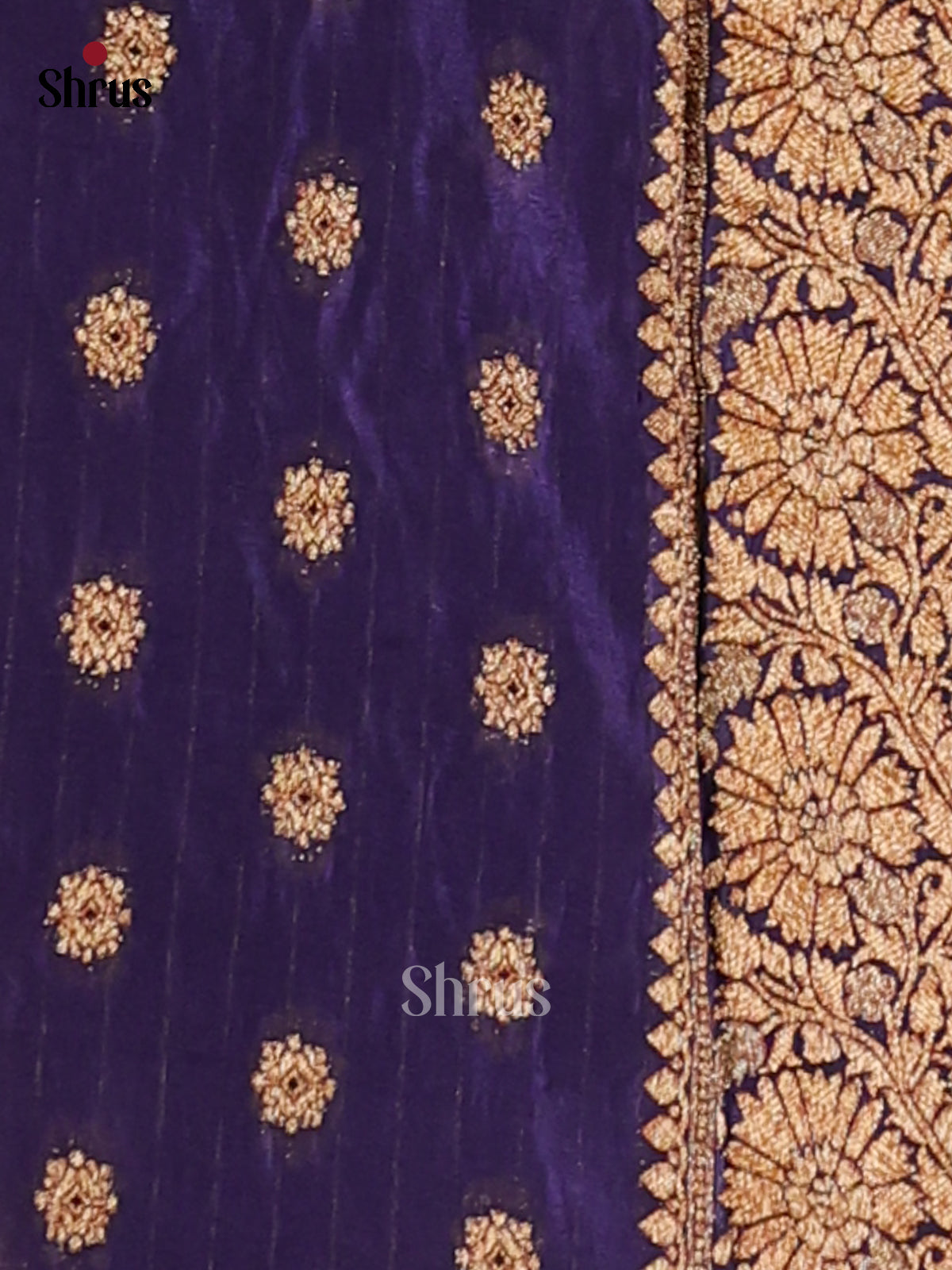 Blue - Semi Georgette Saree