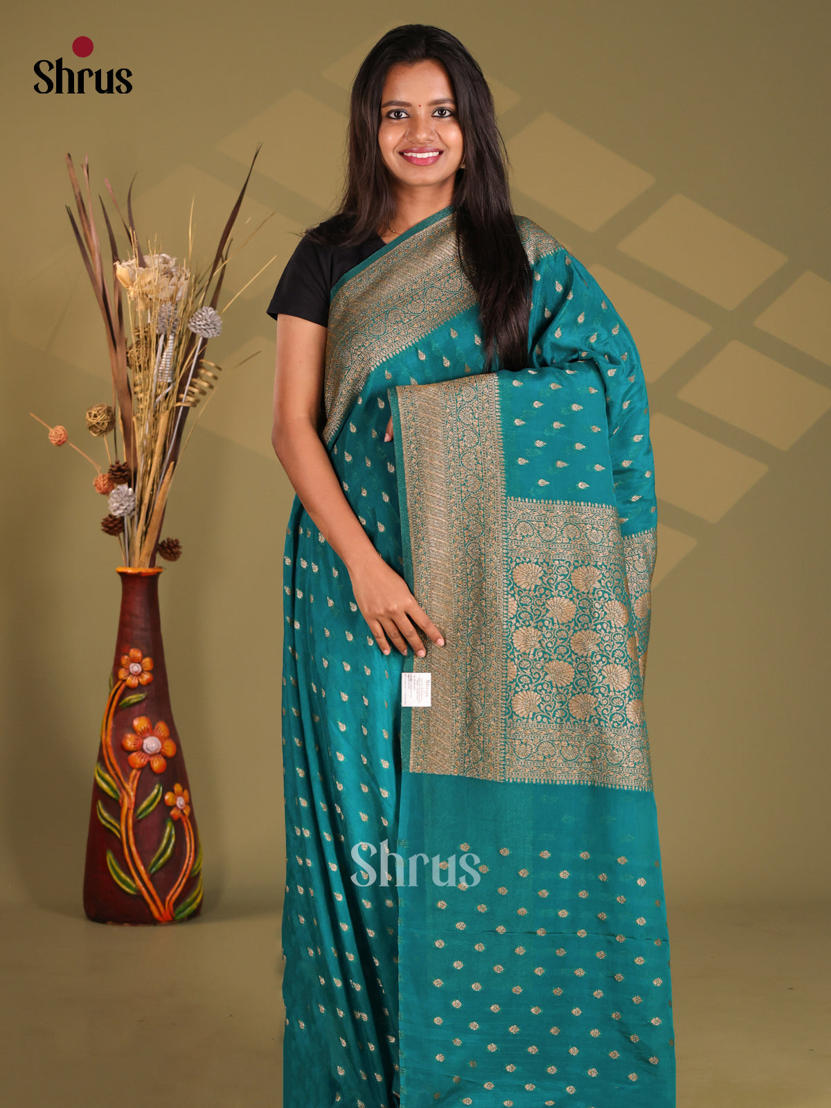 Blue- Semi Georgette Saree