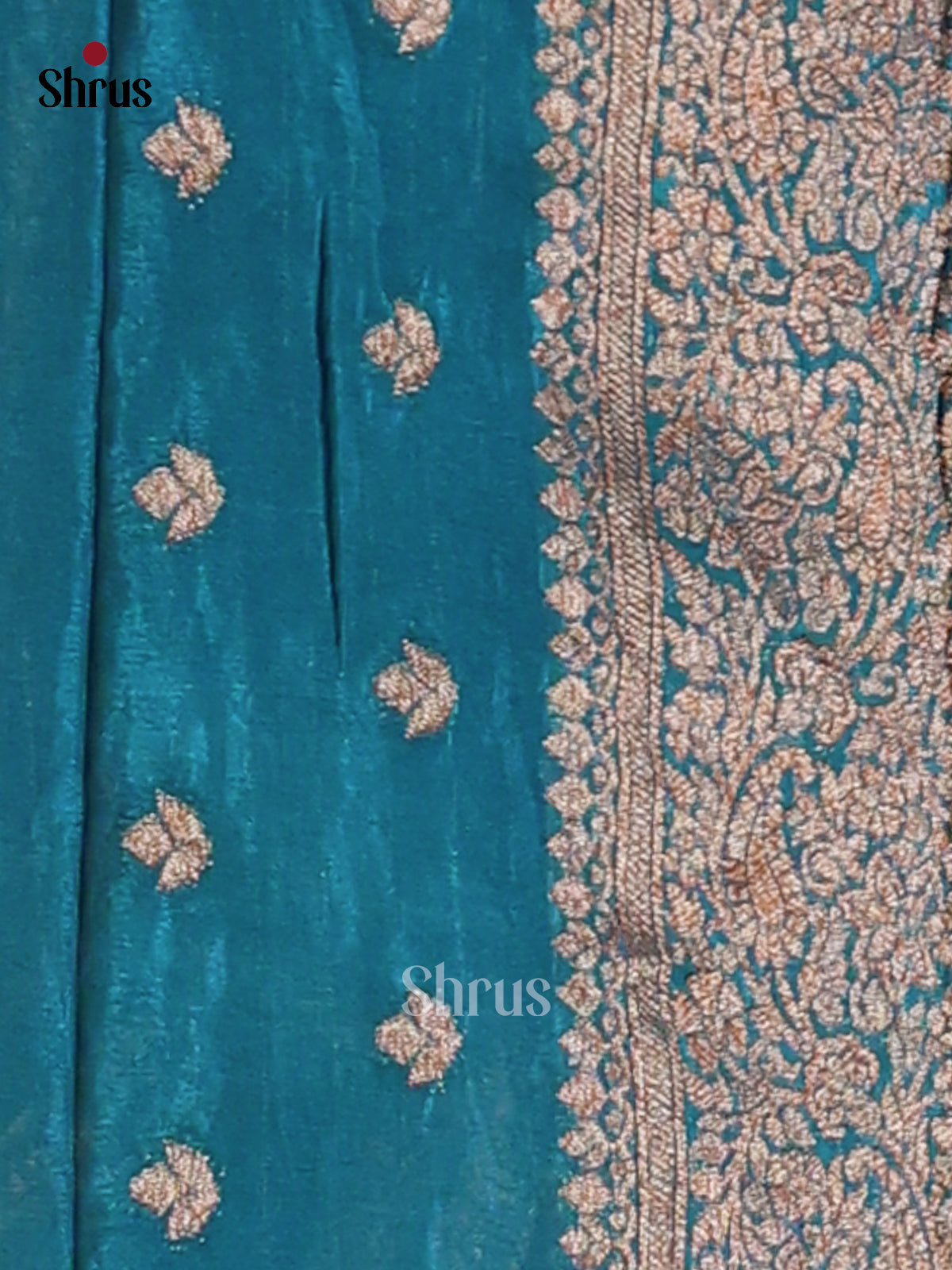 Blue- Semi Georgette Saree