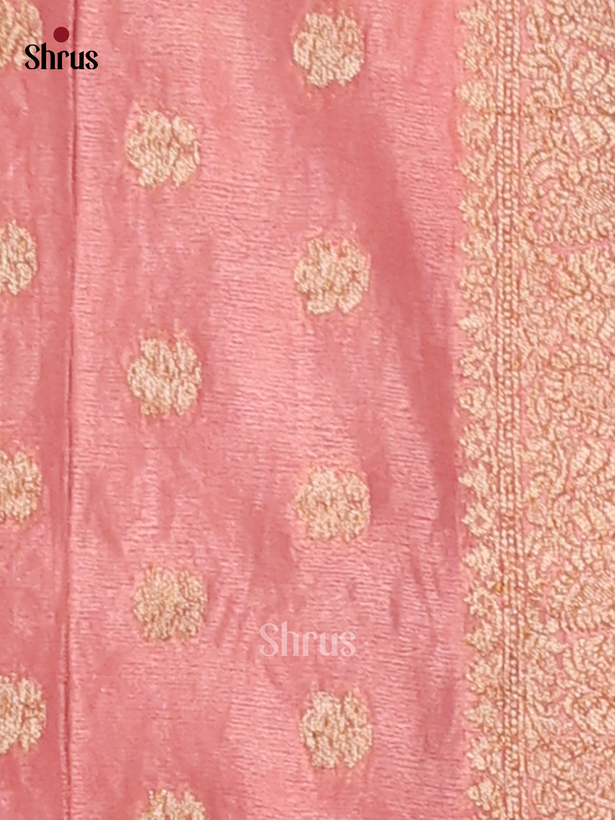 Pink - Semi Georgette Saree