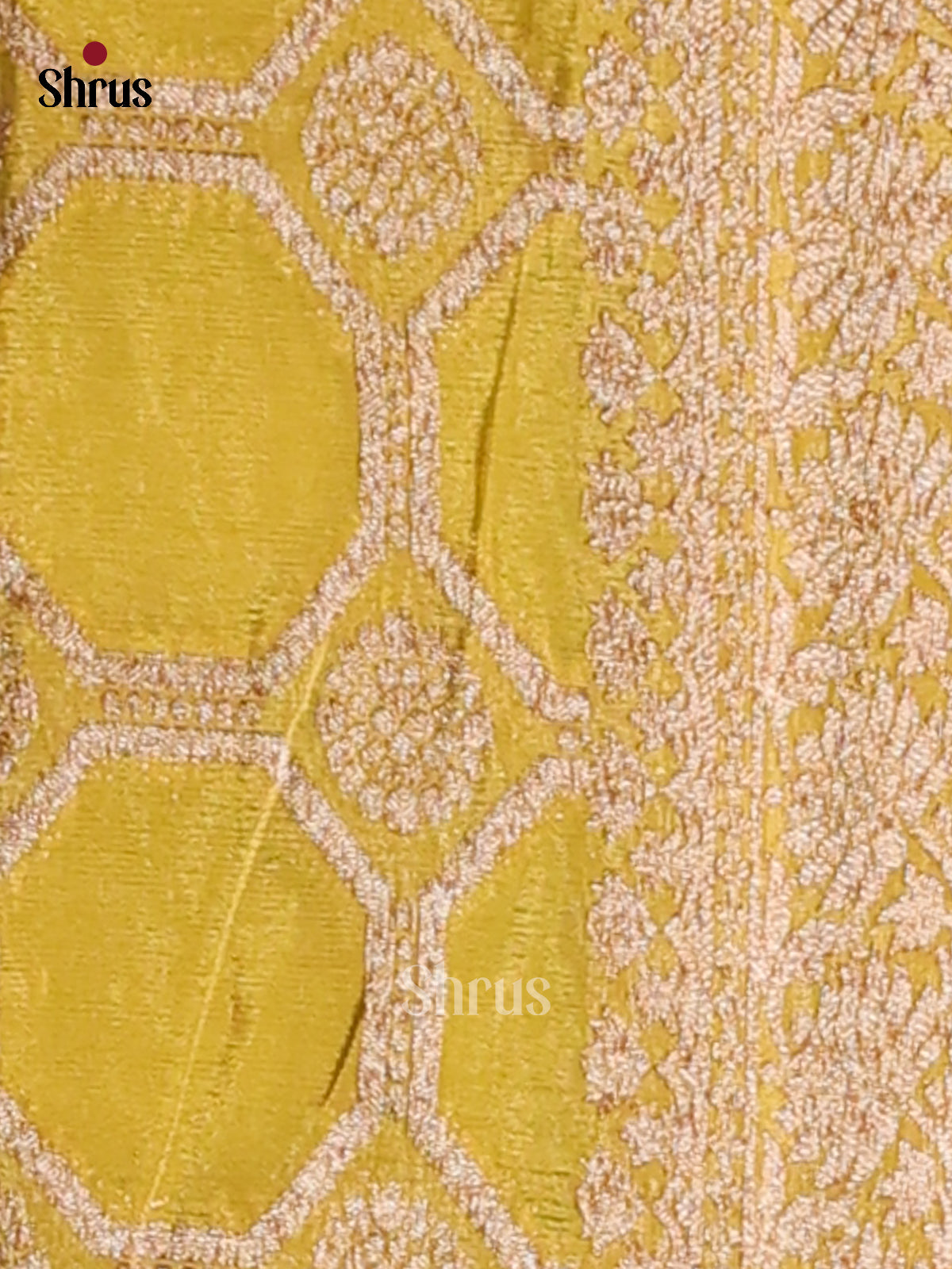 Mehandi Green(Single Tone)- Semi Georgette Saree - Shop on Shrus.com