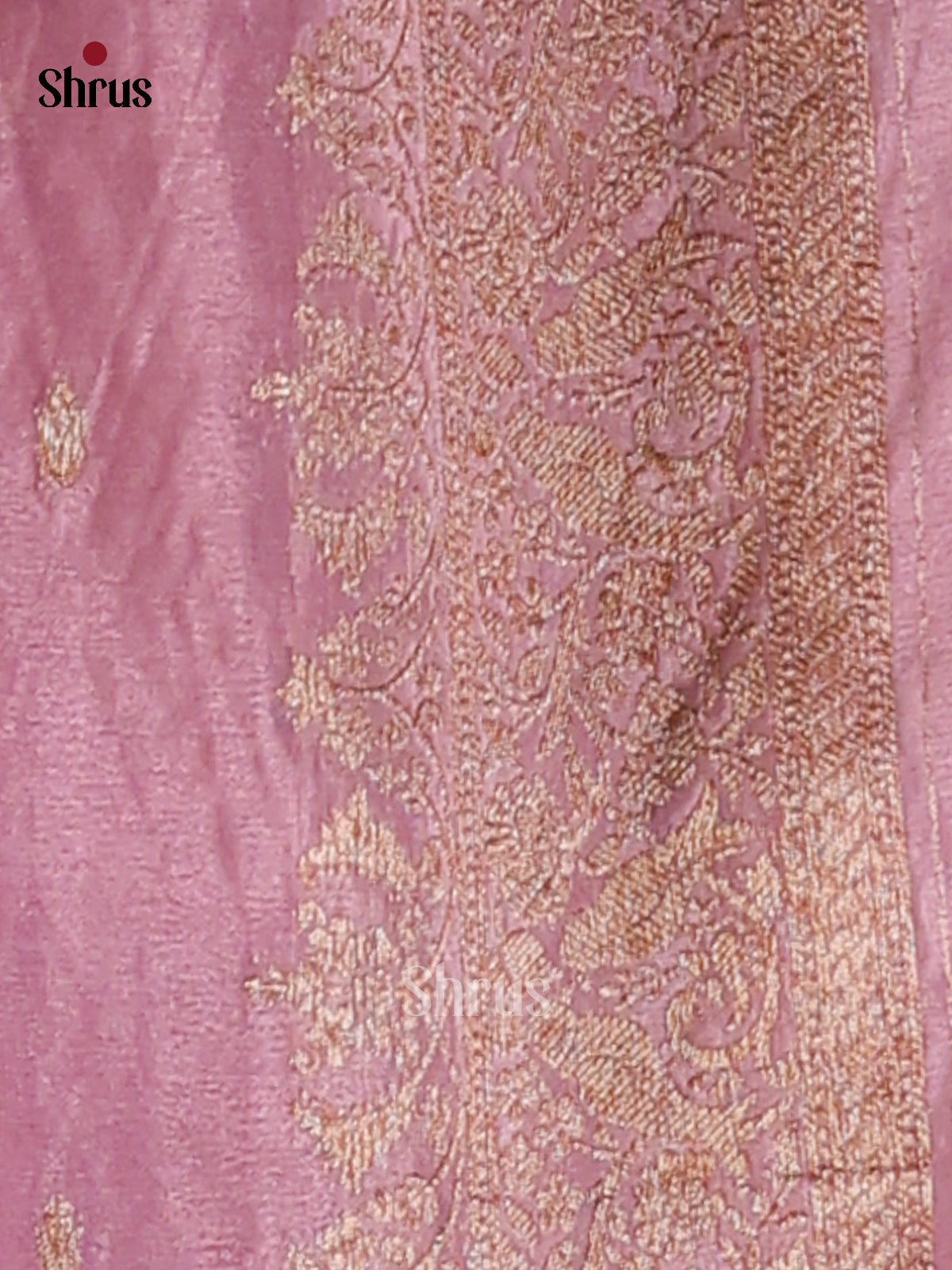 Lavender- Semi Georgette Saree - Shop on Shrus.com