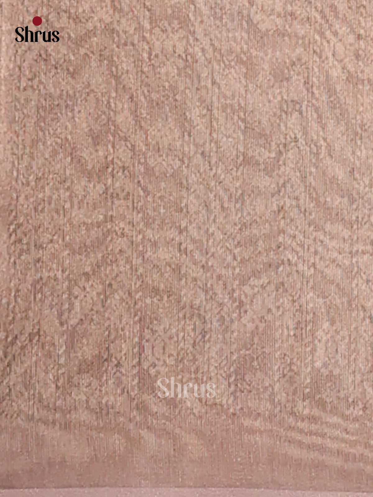 Grey & Brown- Semi Tissue Print Saree