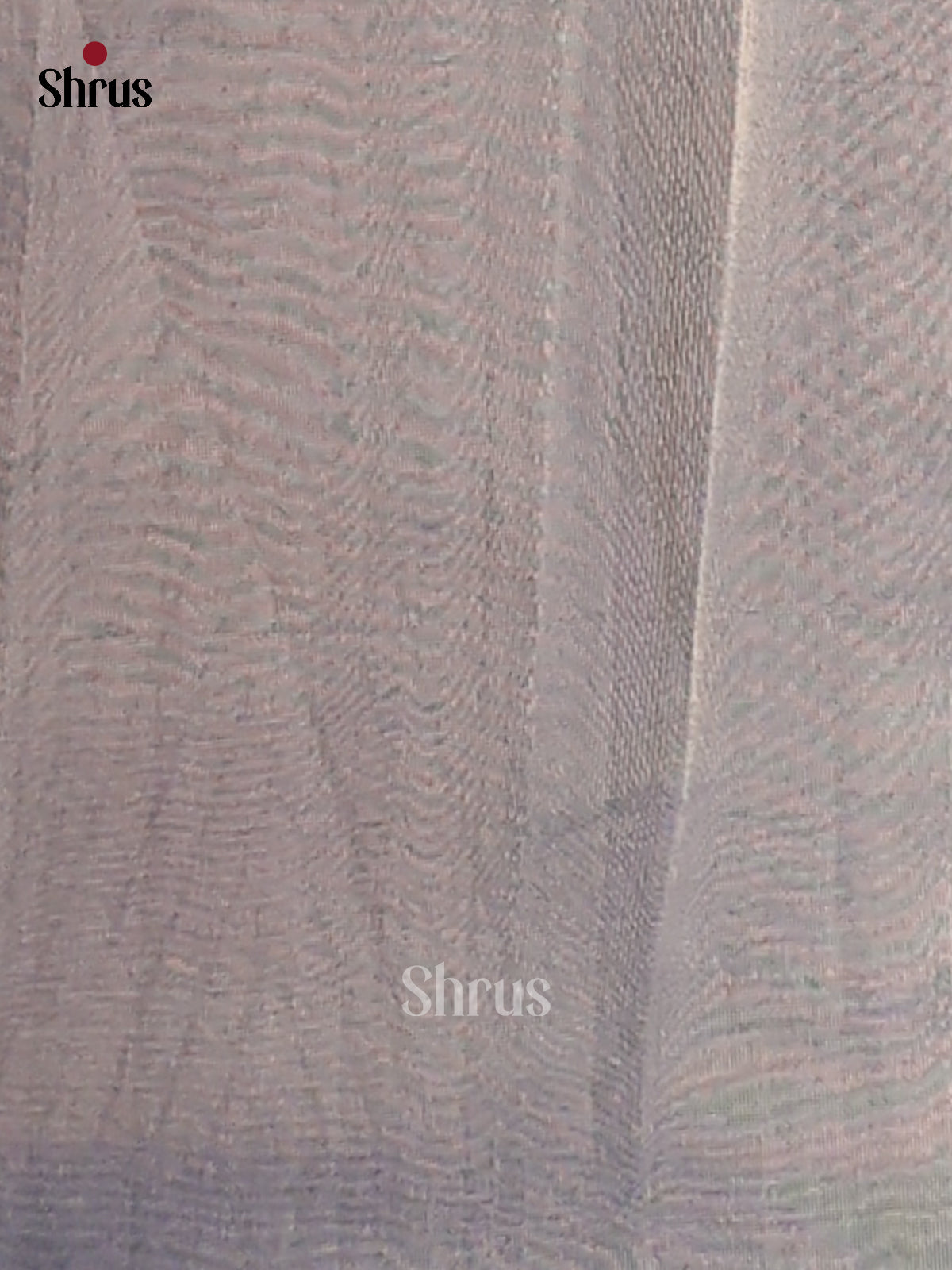 Grey- Semi Tissue Print Saree