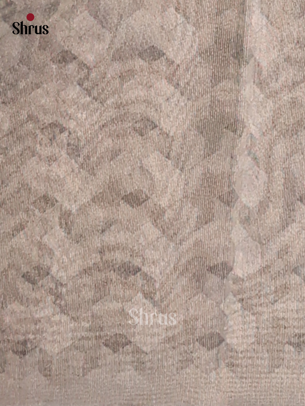 Purple & Grey- Semi Tissue Print Saree