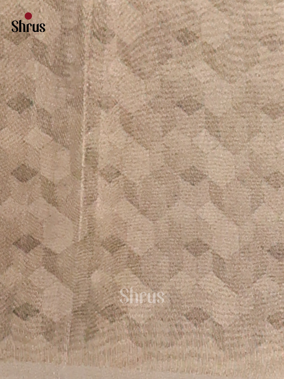 Grey - Semi Tissue Print Saree