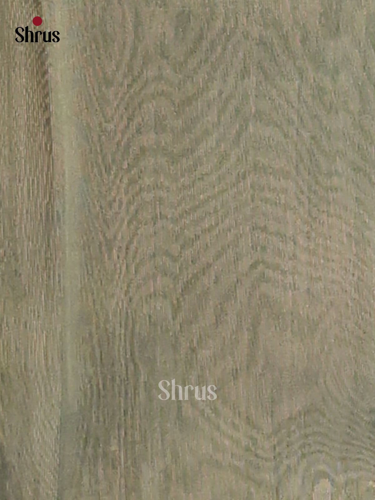 Grey & Green - Semi Tissue Print Saree