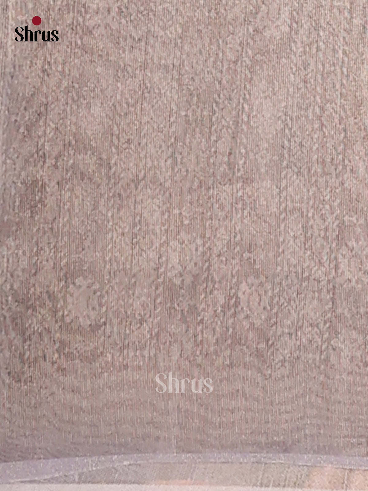 Grey & Blue- Semi Tissue Print Saree