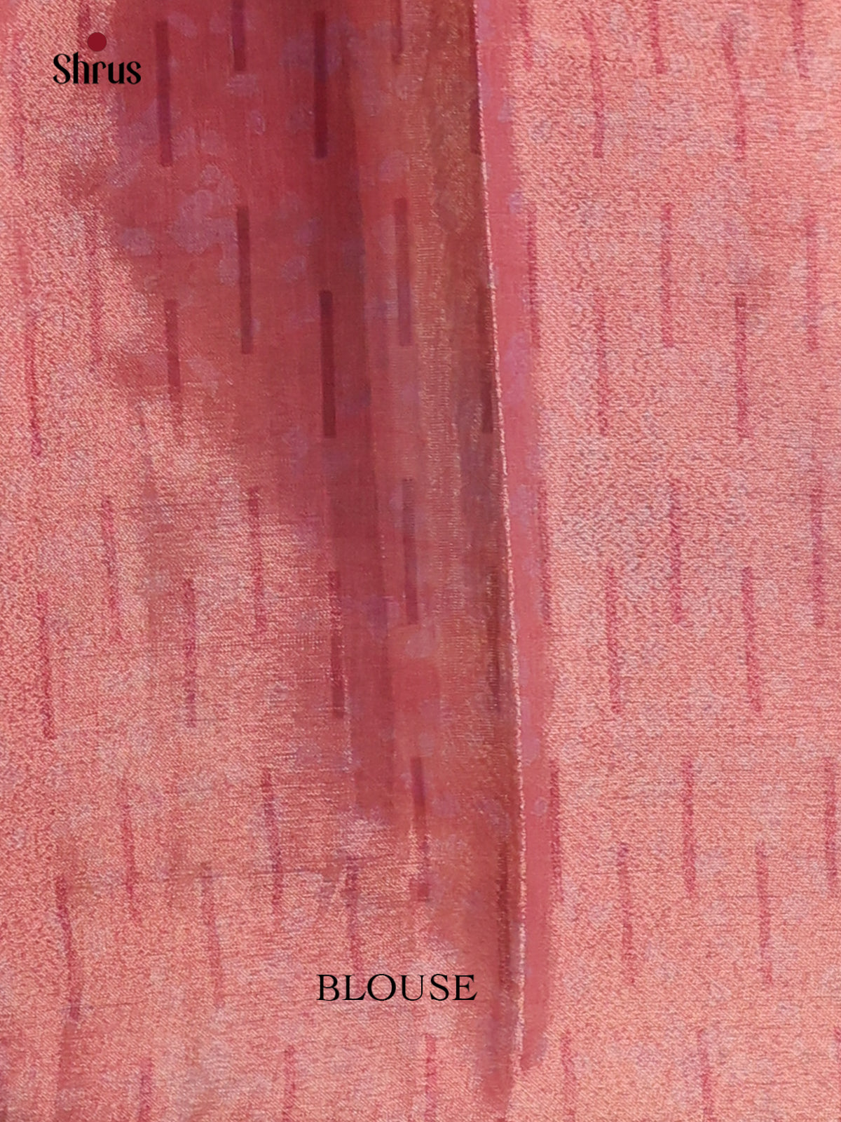 Pink - Semi Tissue Print Saree