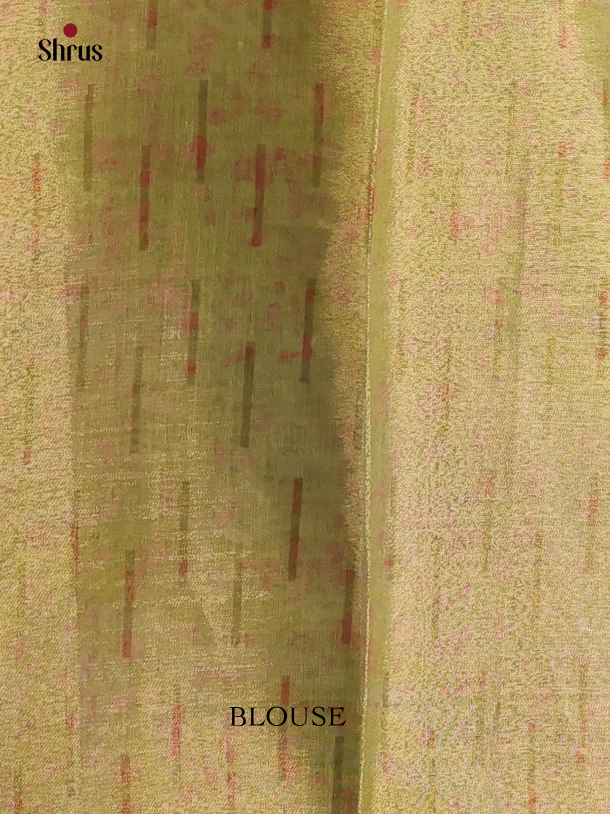 Blue & Green - Semi Tissue Print Saree