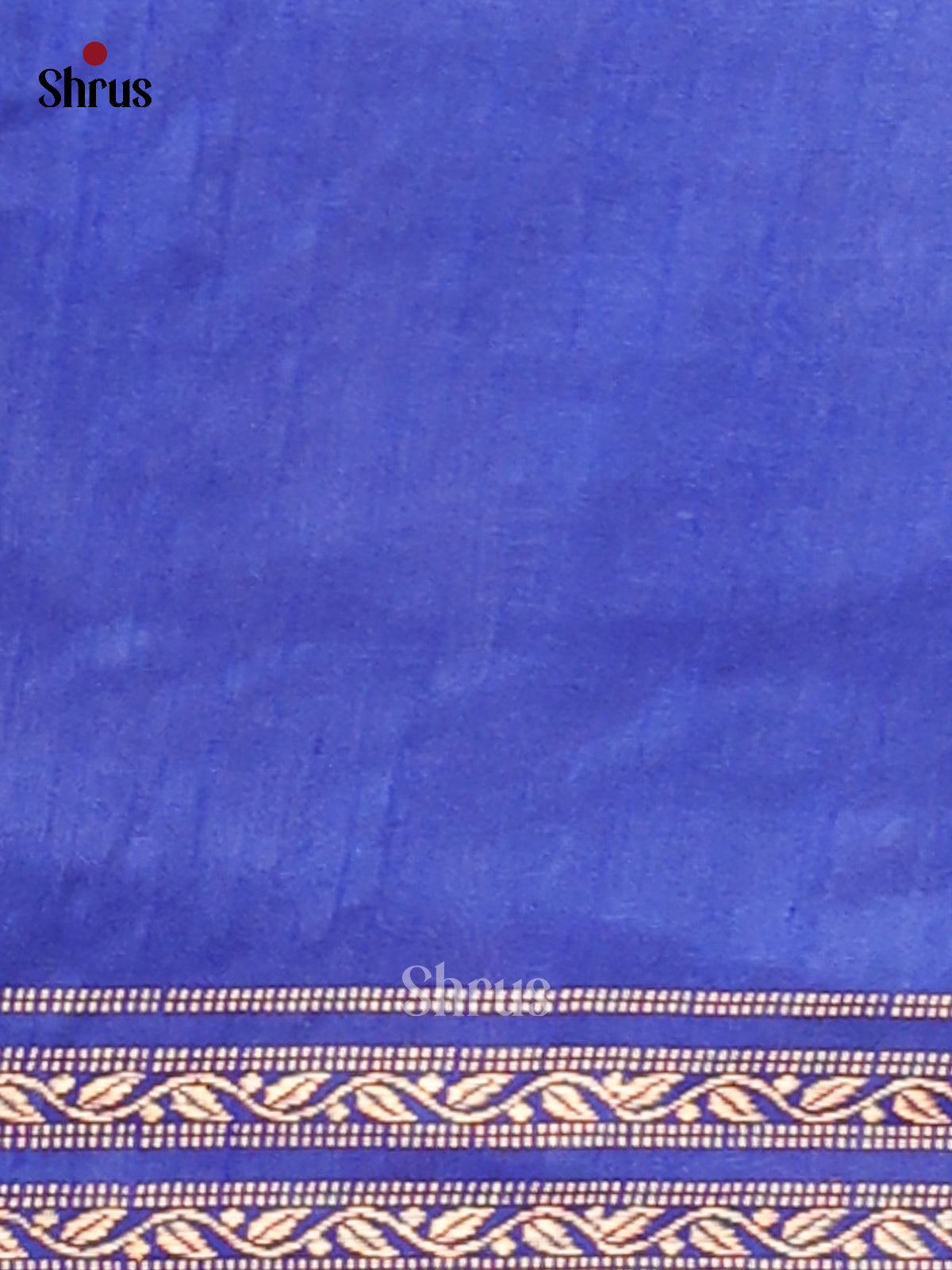 Green & Blue- Semi Rawsilk Saree - Shop on Shrus.com