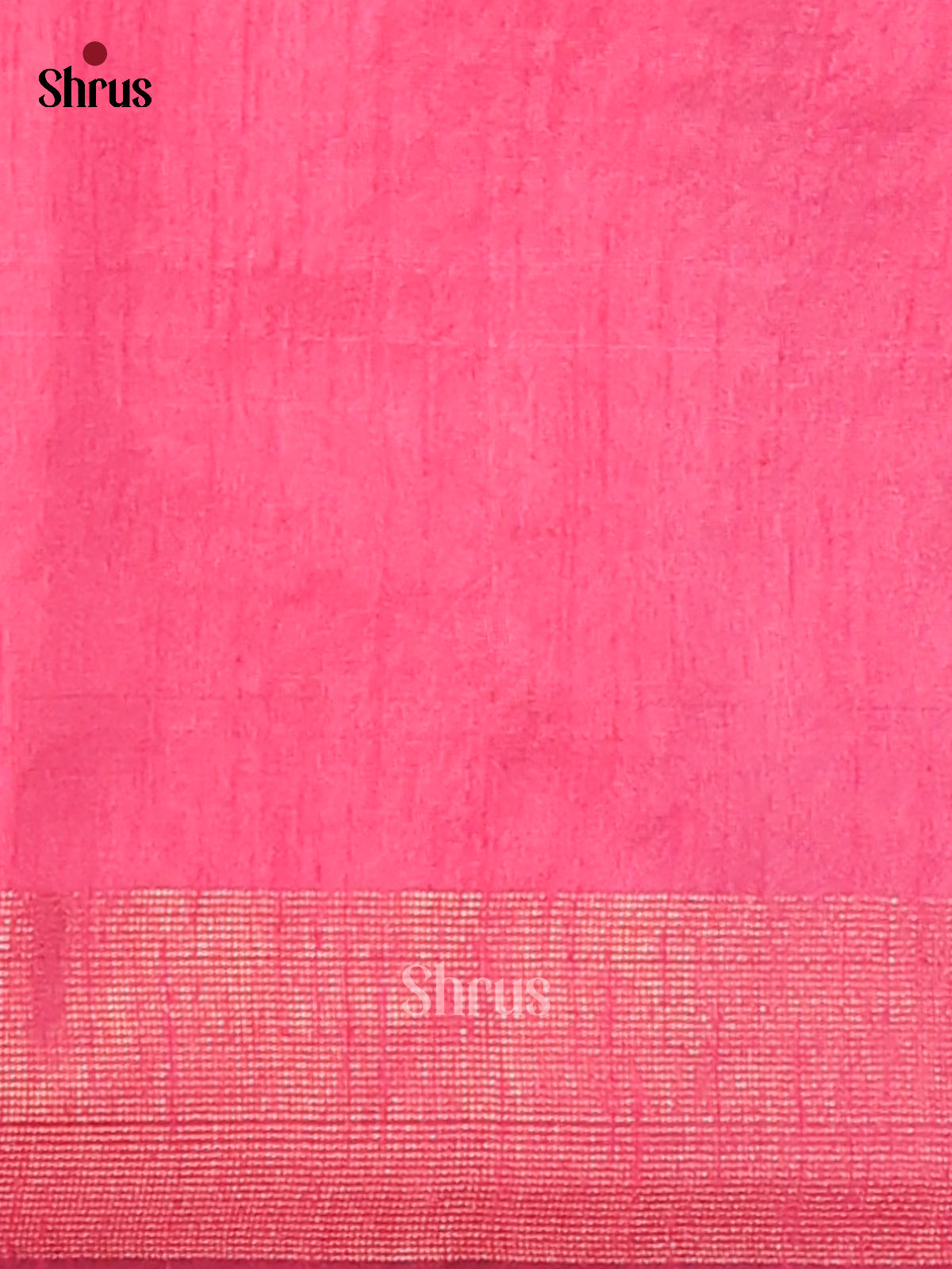 Sky Blue & Pink- Semi Rawsilk Saree - Shop on Shrus.com