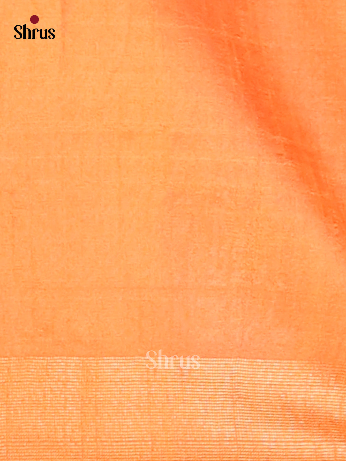 Majenta & Orange- Semi Rawsilk Saree - Shop on Shrus.com