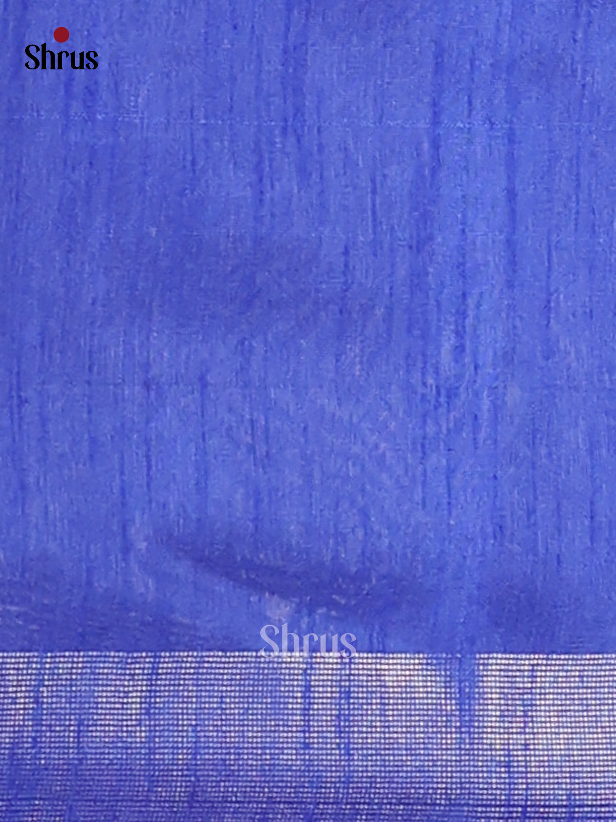 Pink & Blue - Semi Rawsilk Saree - Shop on Shrus.com