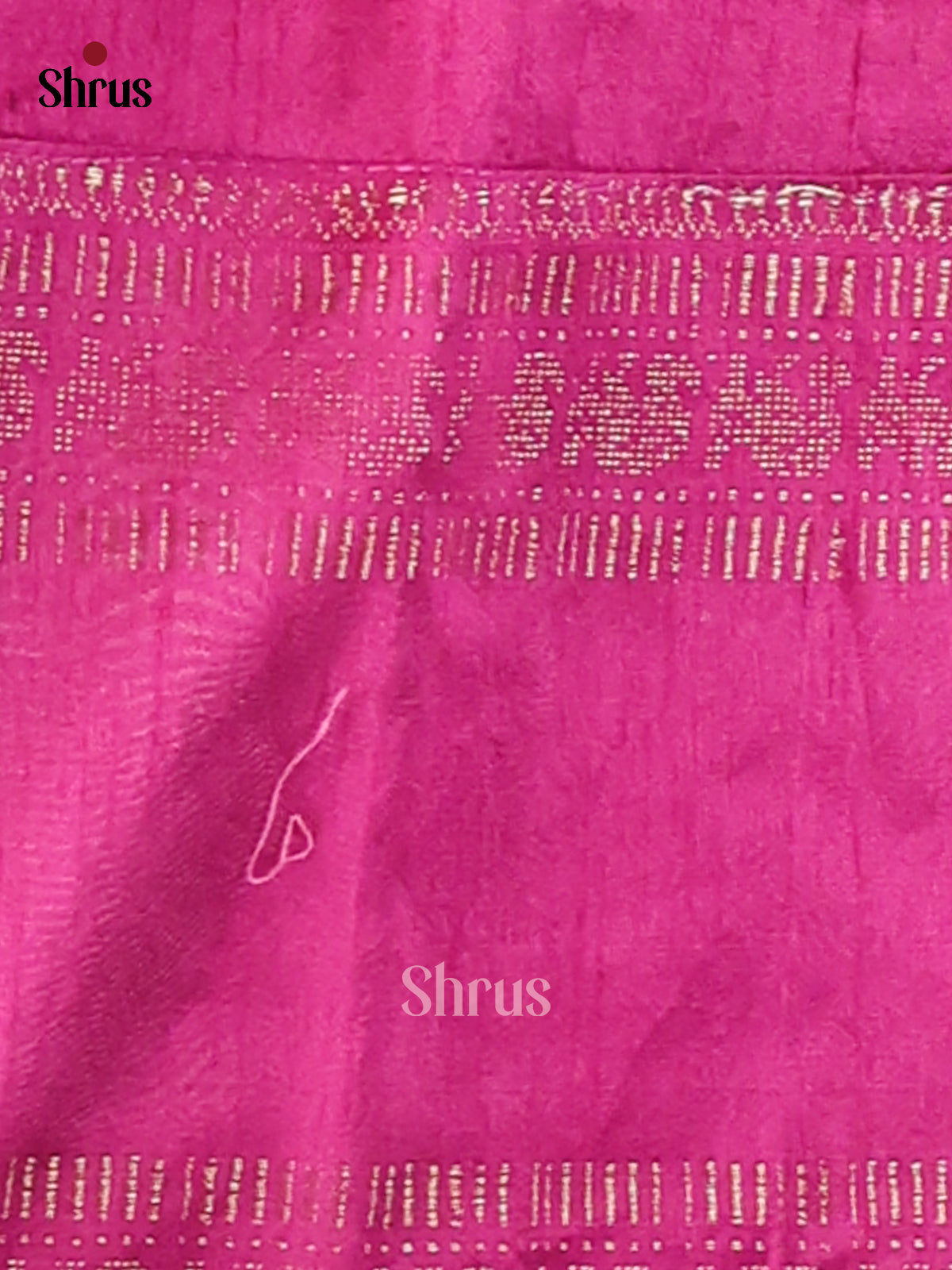 Pink & Purple - Semi Rawsilk Saree - Shop on Shrus.com