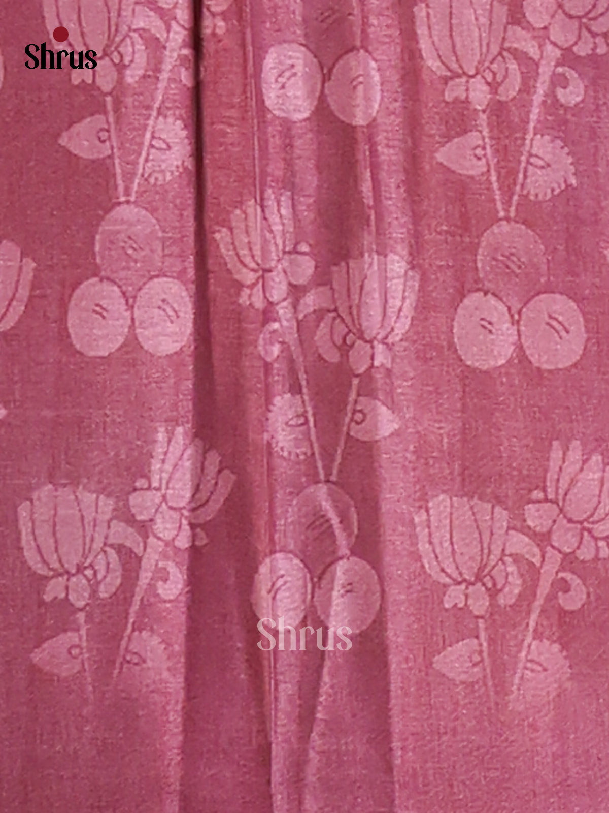 Cream & Purple - Butter silk Saree - Shop on Shrus.com