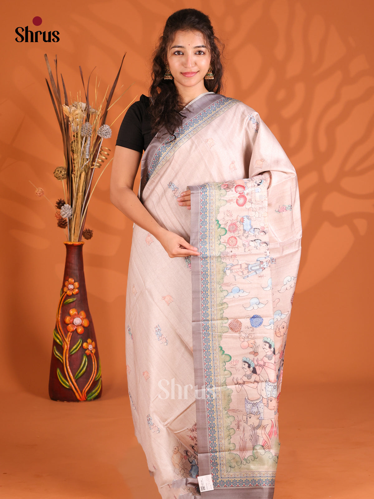 DFS17146 - Butter silk Saree