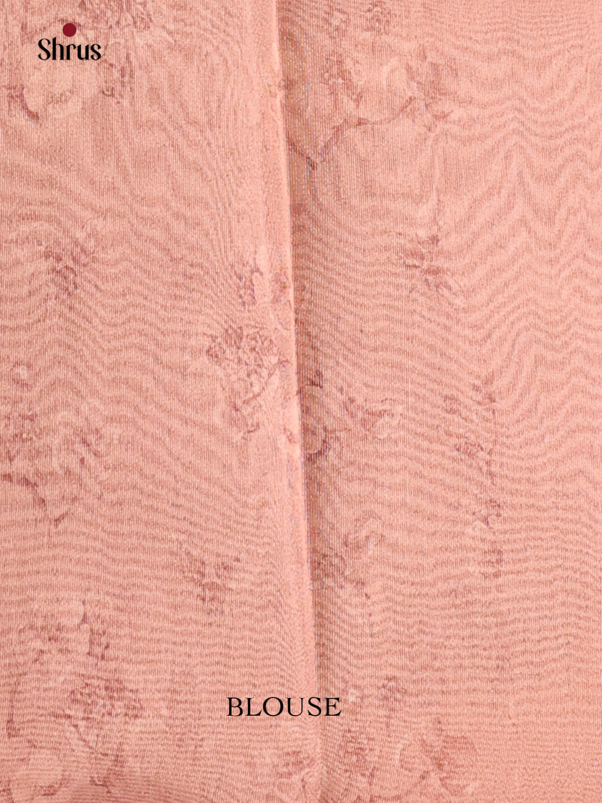 Dusty Pink - Semi Tissue Print Saree