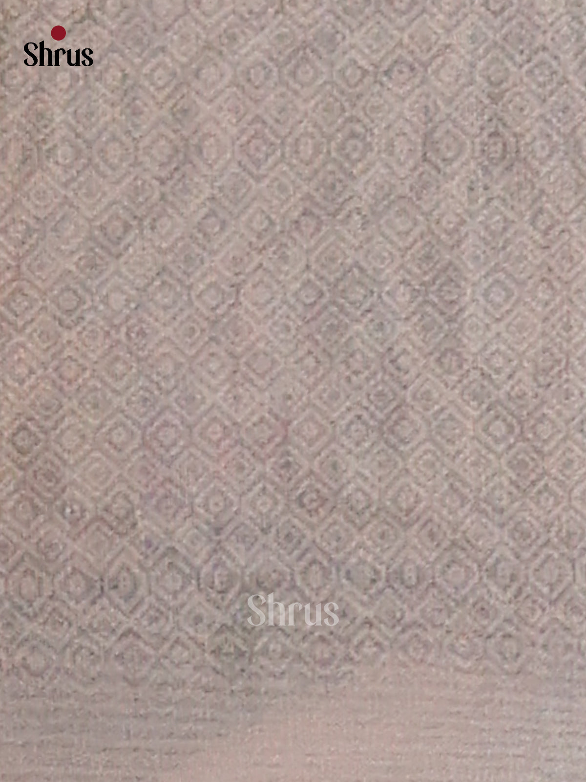 Grey - Semi Tissue Print Saree
