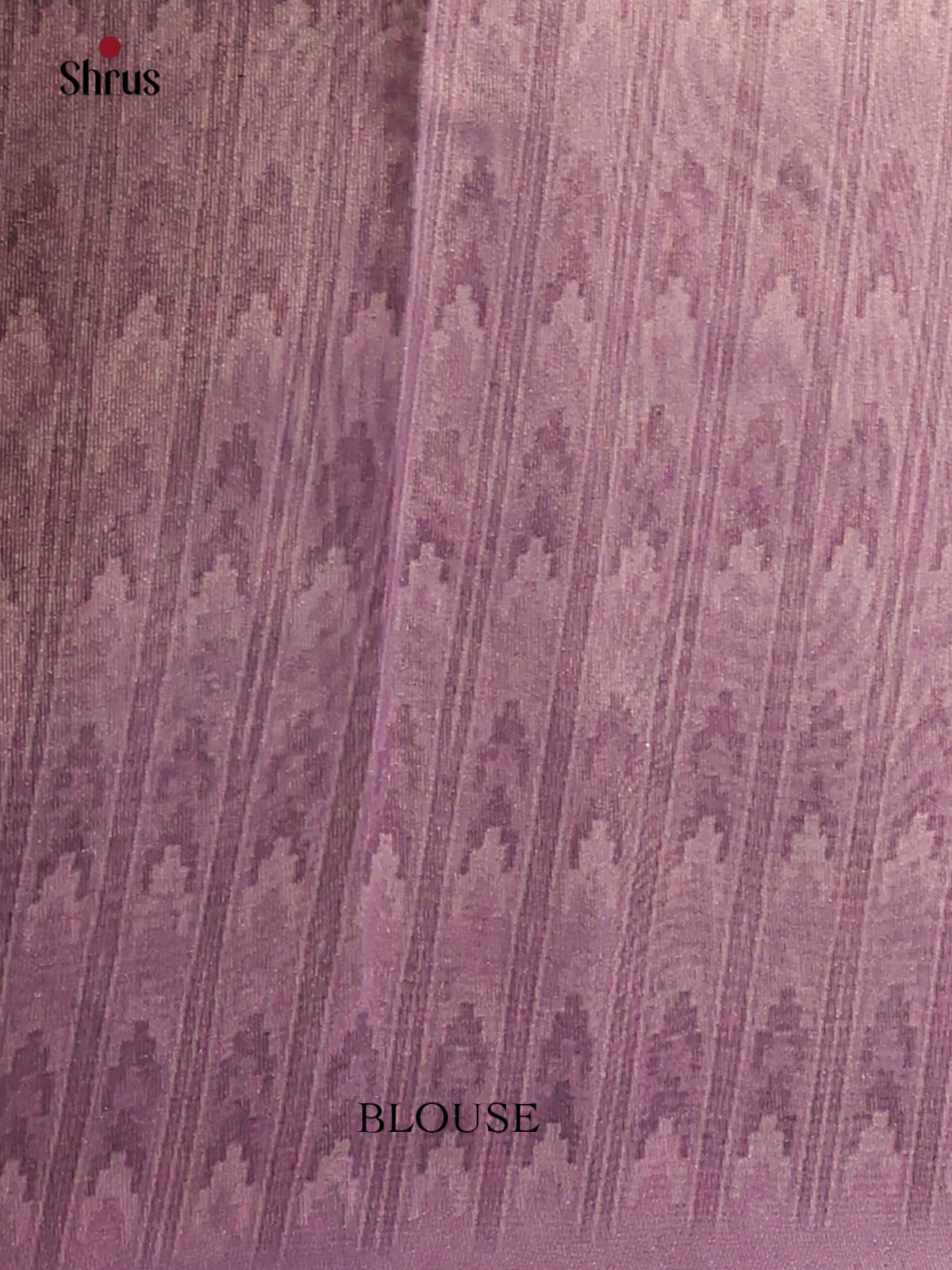 Lilac - Semi Tissue Print Saree - Shop on Shrus.com