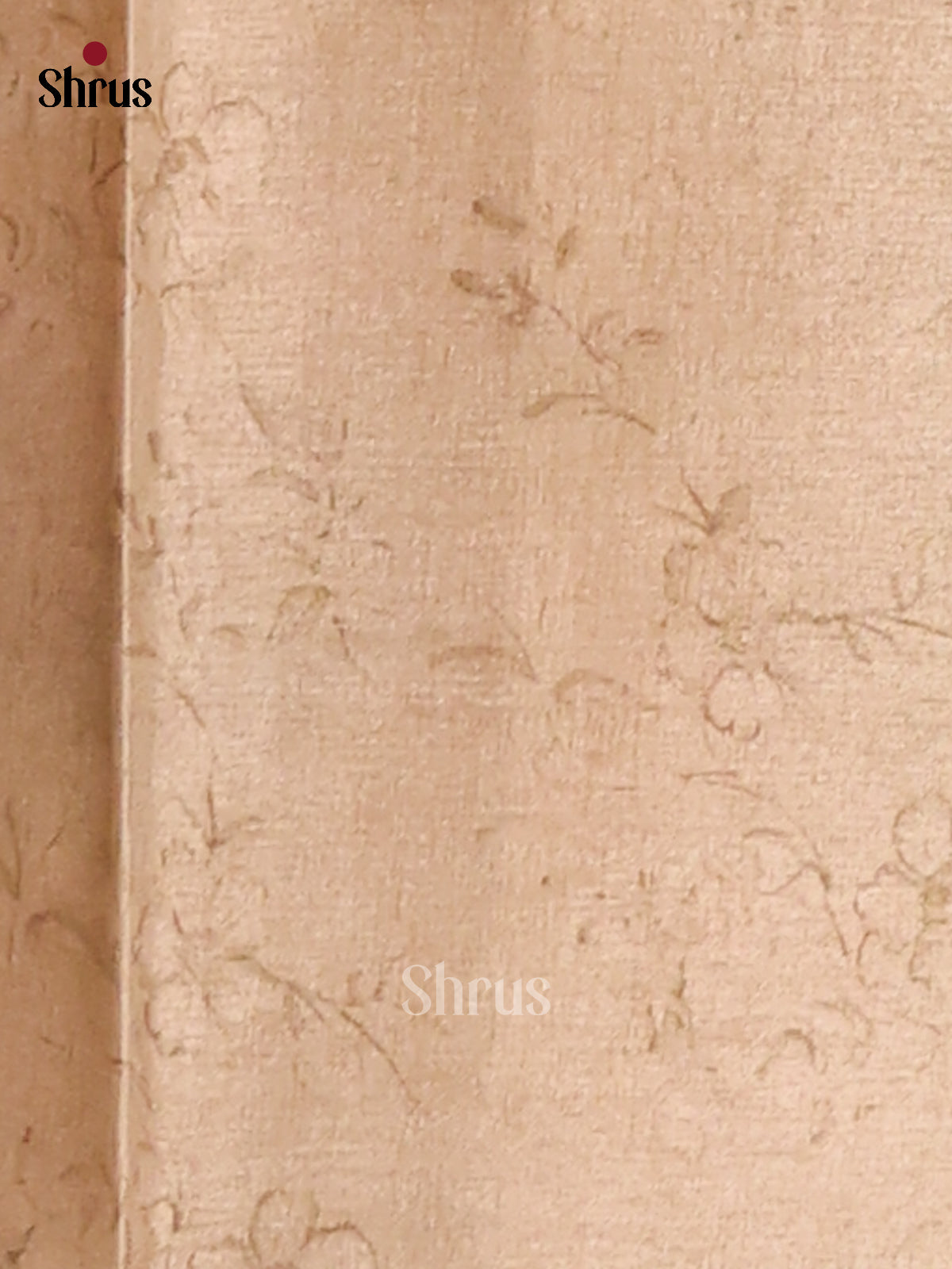 Cream- Butter silk Saree