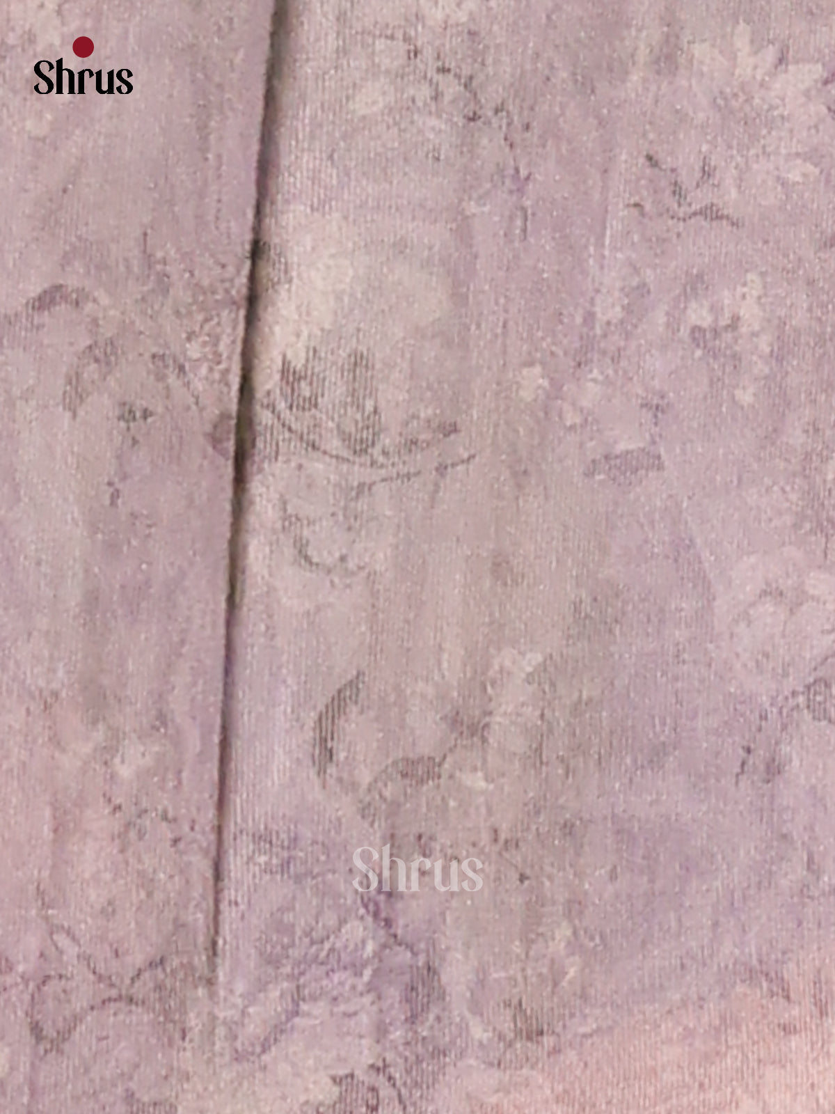 Lavender - Semi Tissue Print Saree