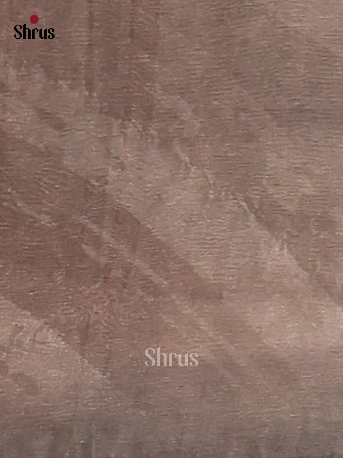 Dusty Brown & Grey- Semi Tissue Print Saree