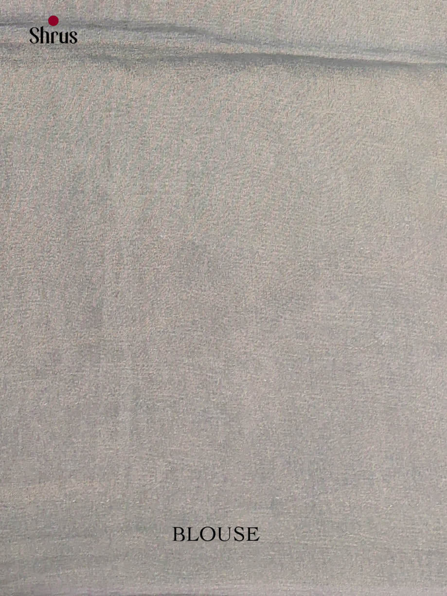 Grey - Semi Tissue Print Saree