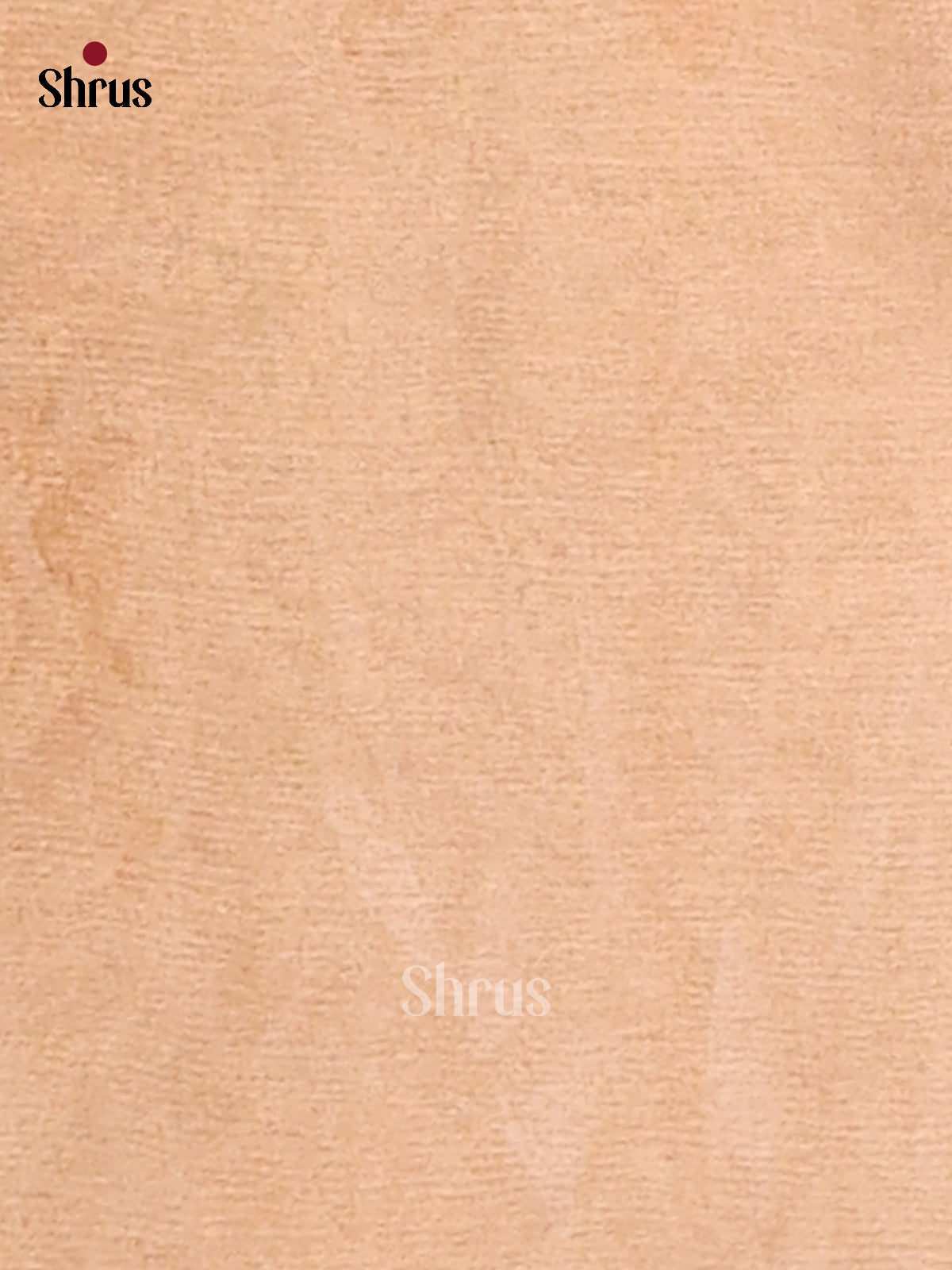 Peach - Semi Tissue Print Saree